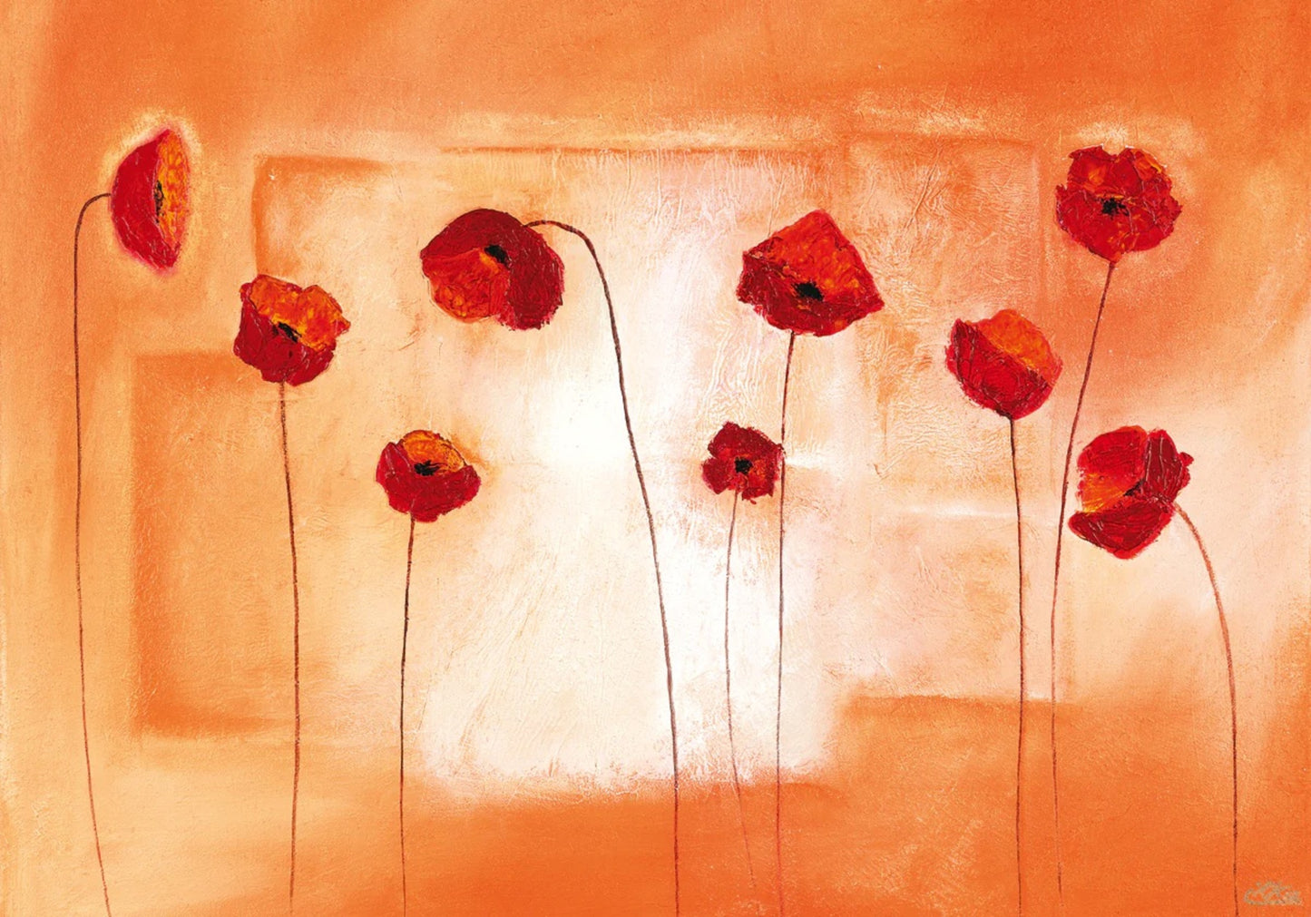 Art Print Erika Heinemann - Poppy Meeting 100x70cm