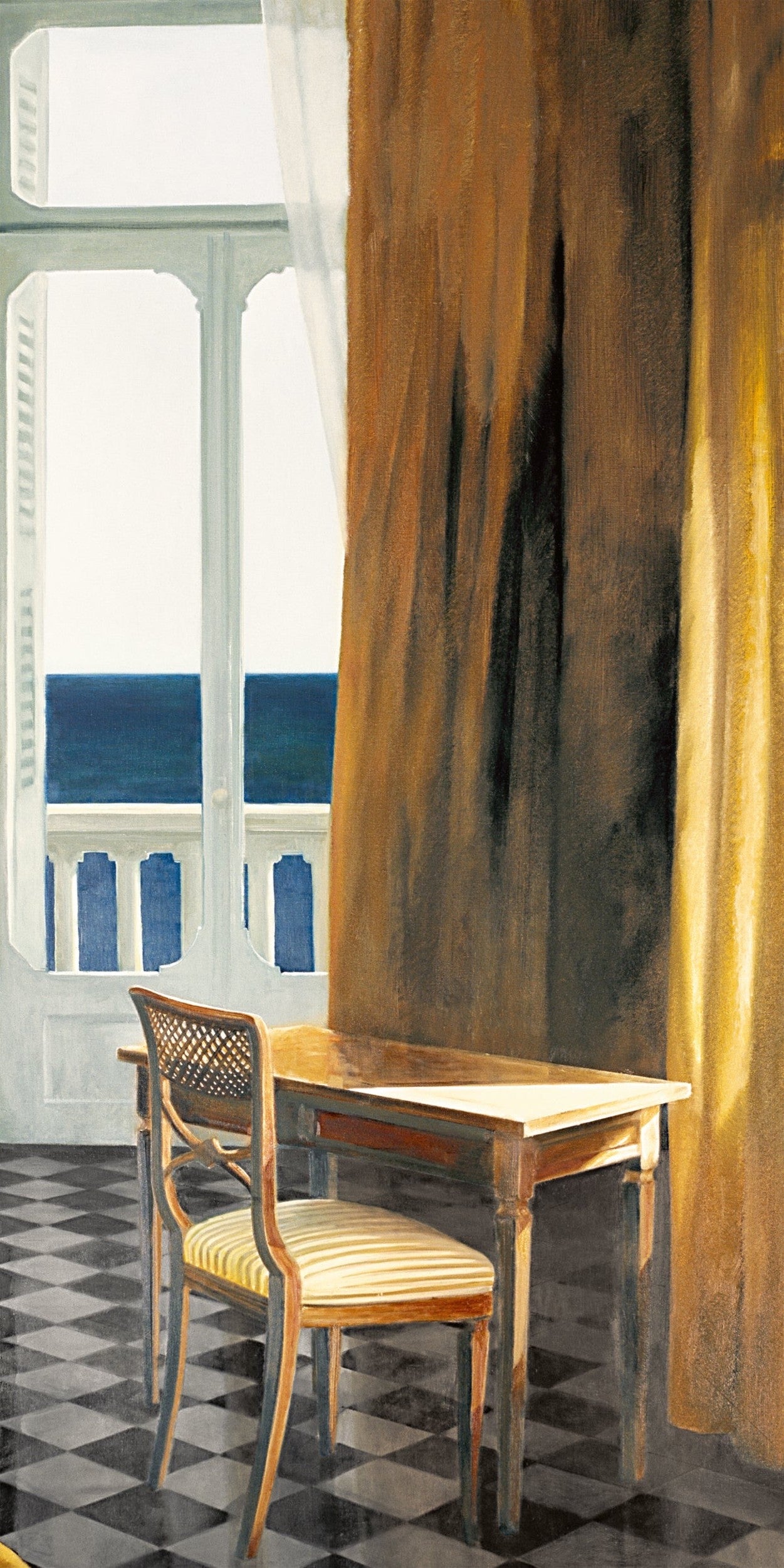 Art Print Henning von Gierke - Interieur mit Sonne und Meer II 50x100cm