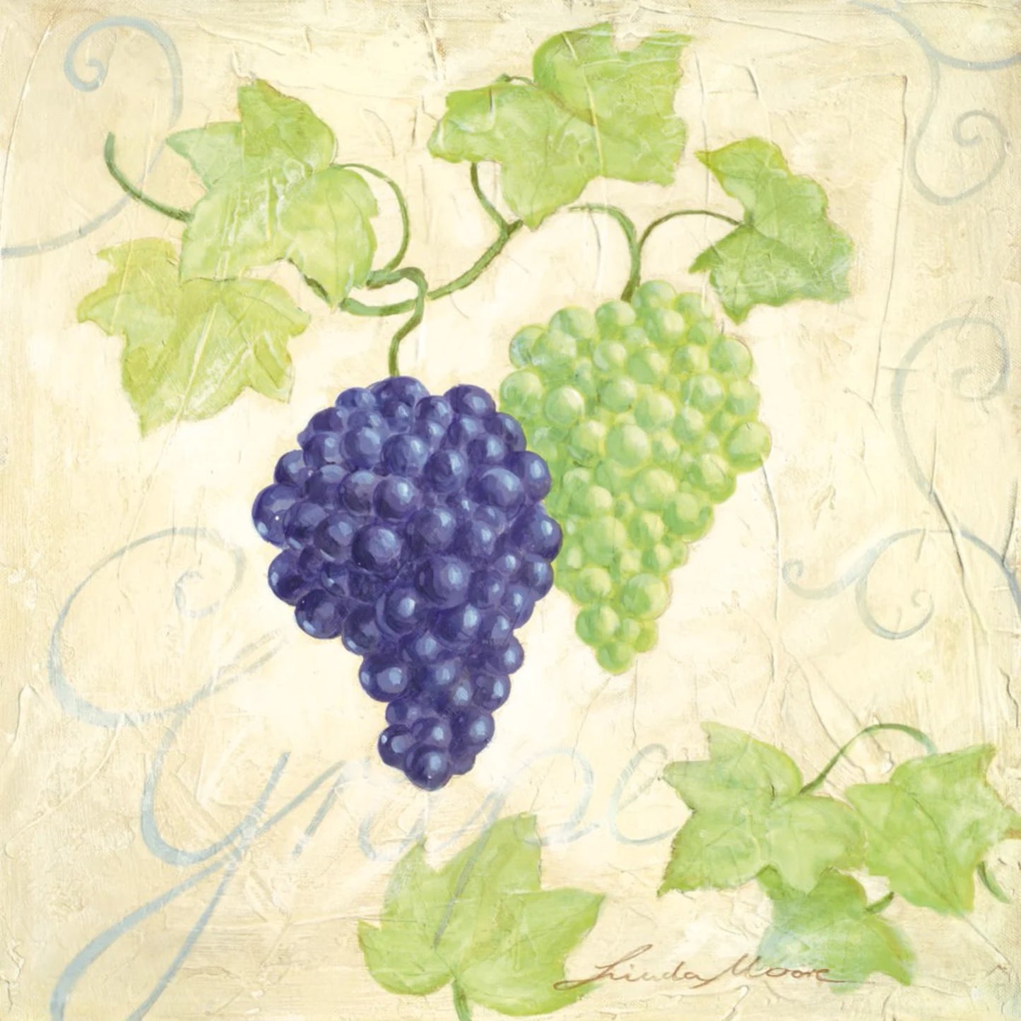 Art Print Moore Linda - Grape 30x30cm