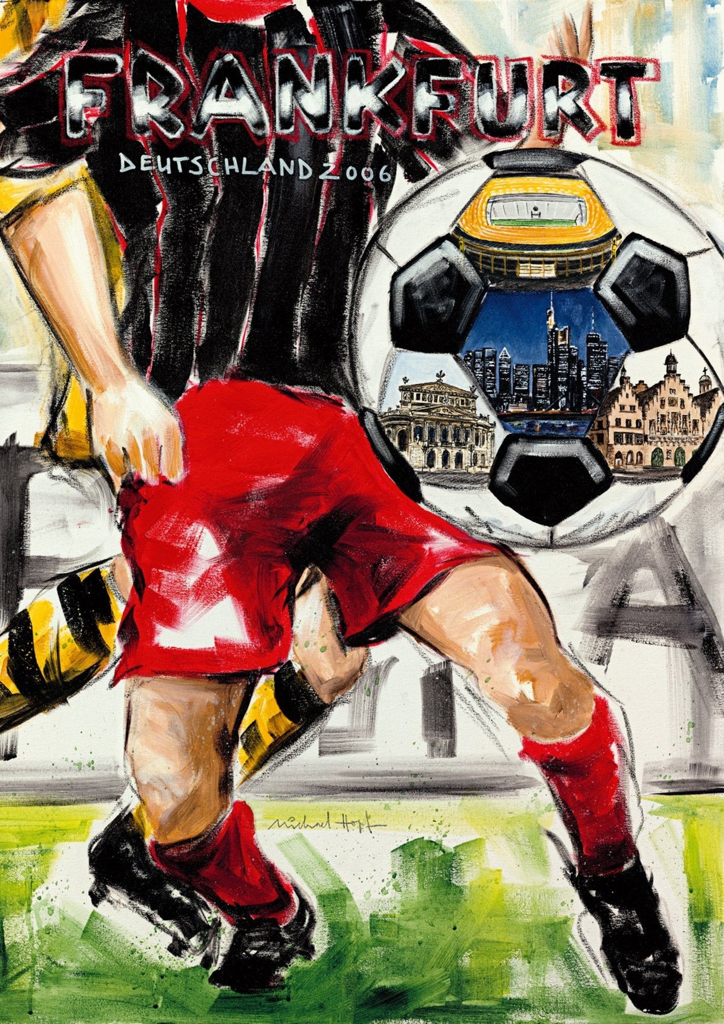 Art Print Michael Hopf - Frankfurt 50x70cm