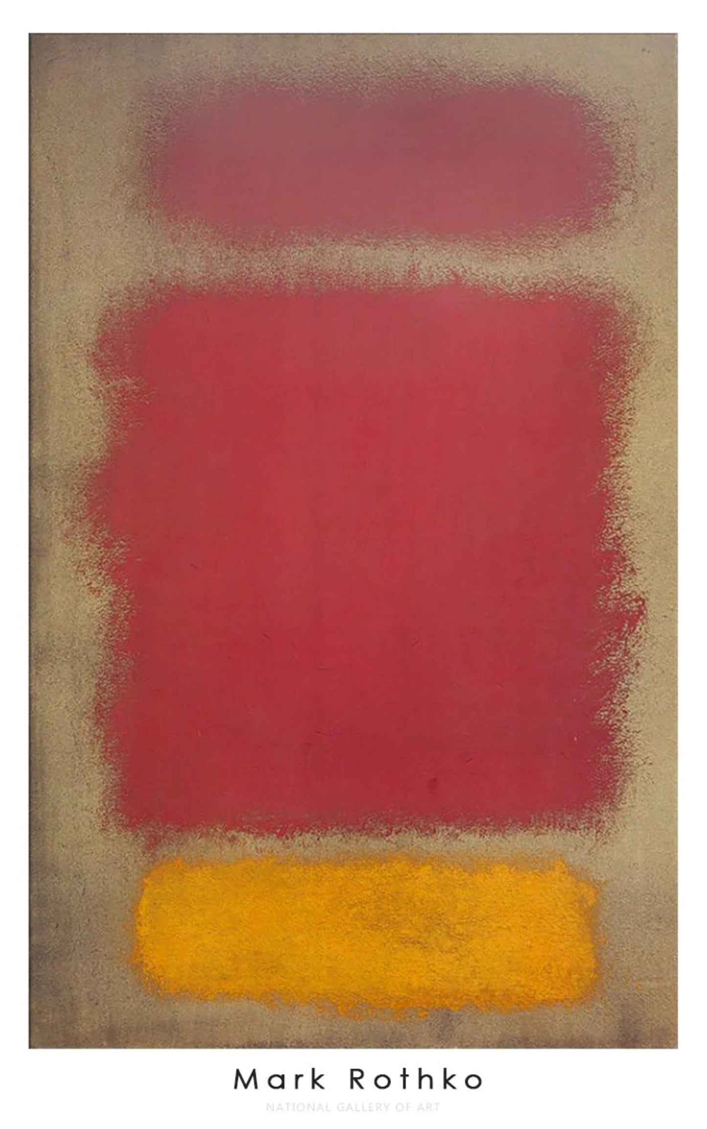 Art Print Mark Rothko - Untitled, 1968 63.5x101.5cm