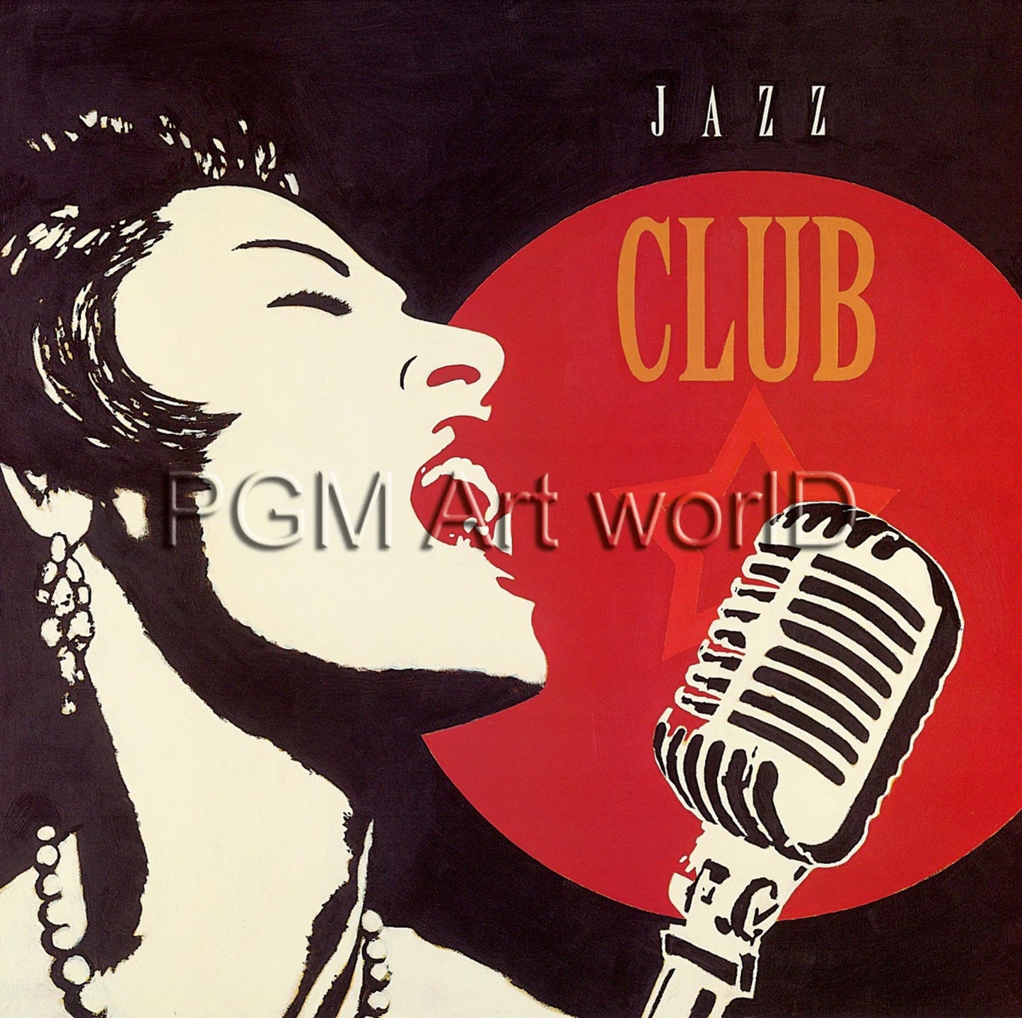 Art Print Marco Fabiano - Jazz Club 70x70cm