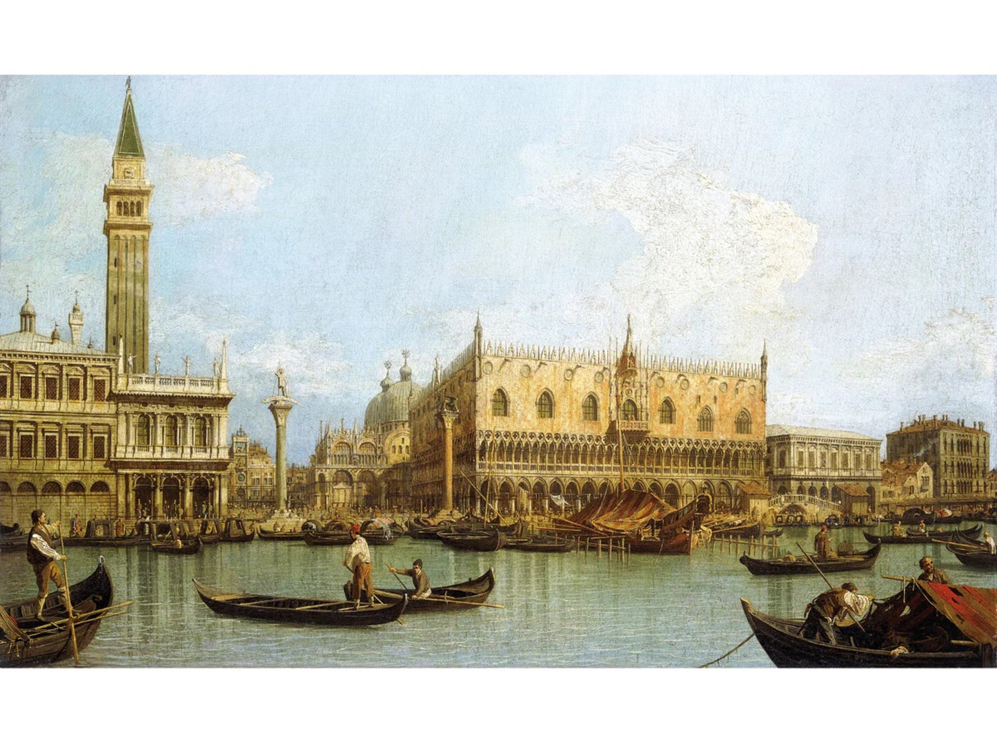 Art Print Canaletto - Molo, Venedig 80x60cm