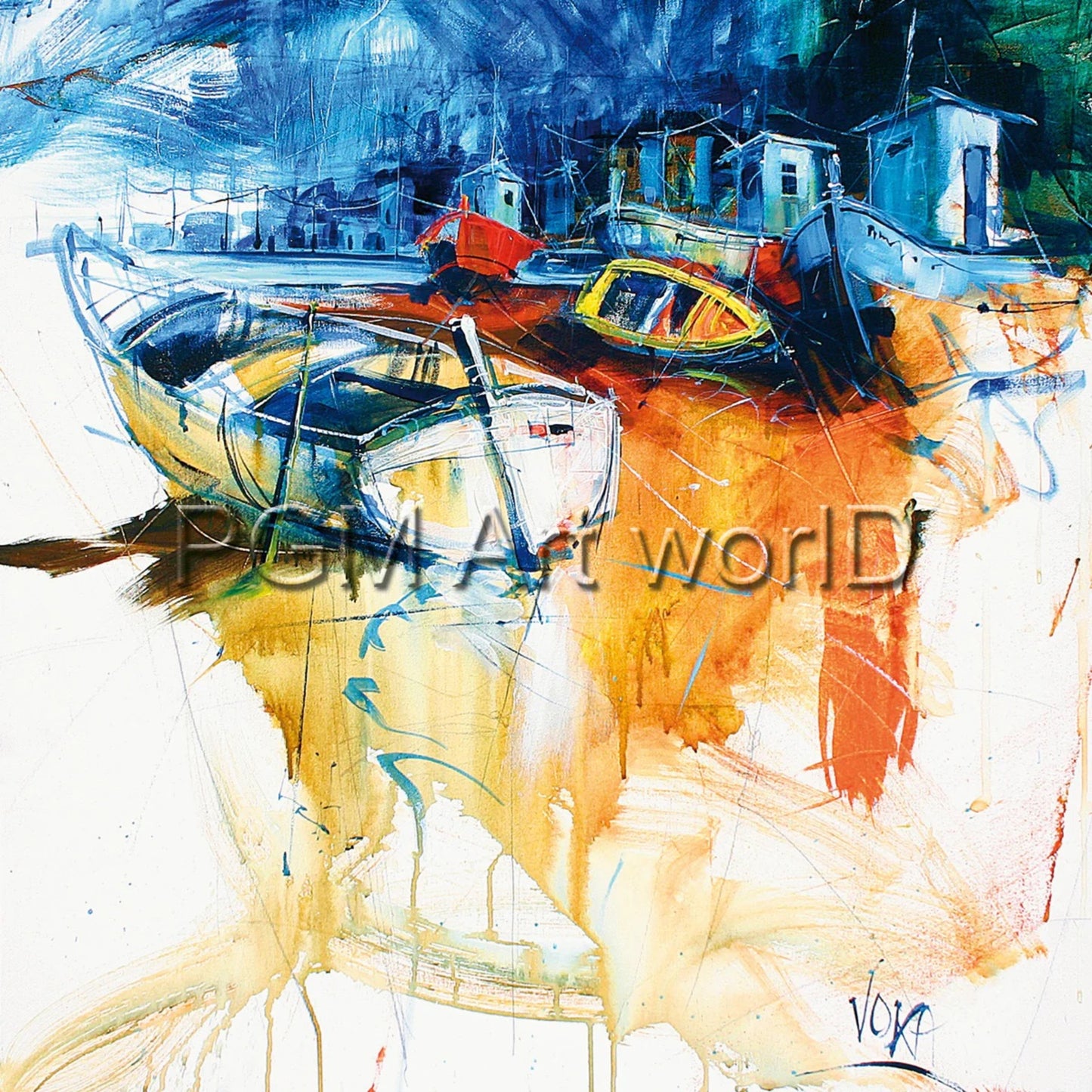 Art Print VOKA - Trockendock 70x70cm