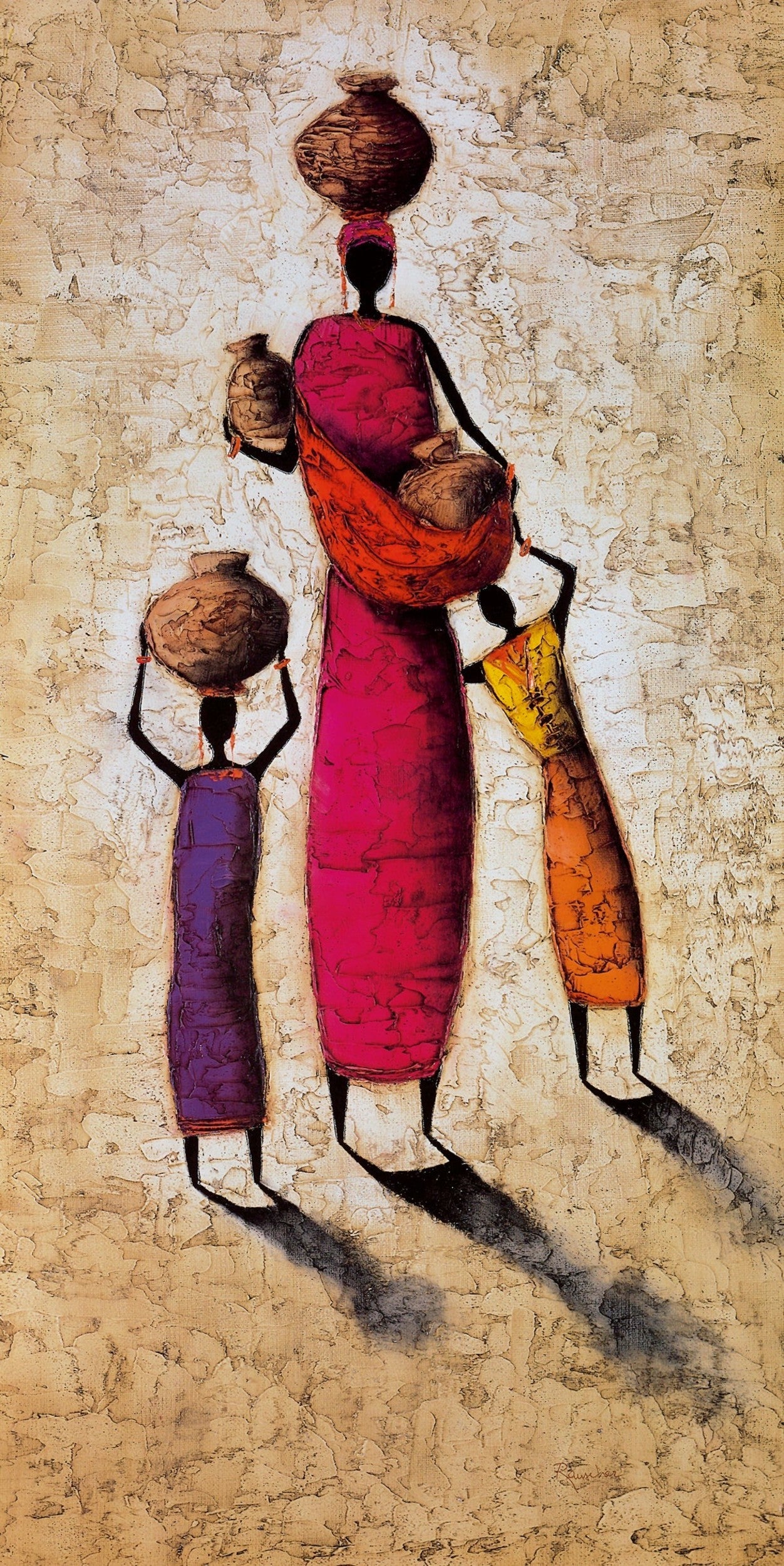Art Print Michel Rauscher - Family Harmony 50x100cm