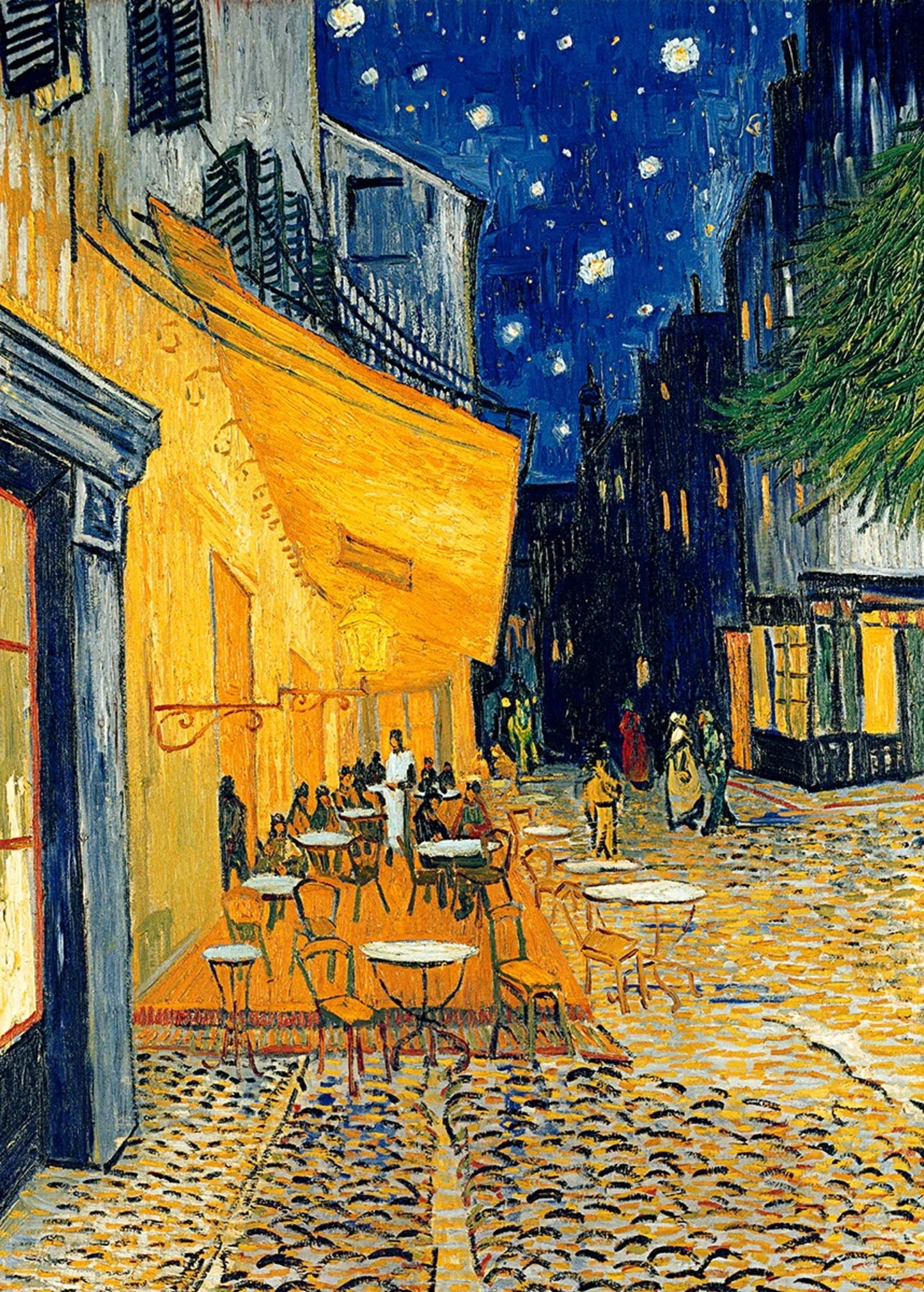 Art Print Vincent Van Gogh - Pavement Café at Night 50x70cm