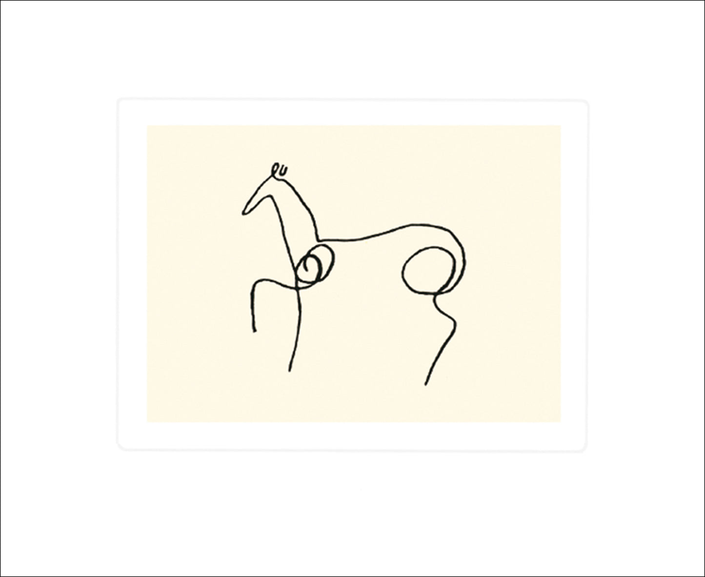 Art Print Pablo Picasso - Le Cheval 50x60cm