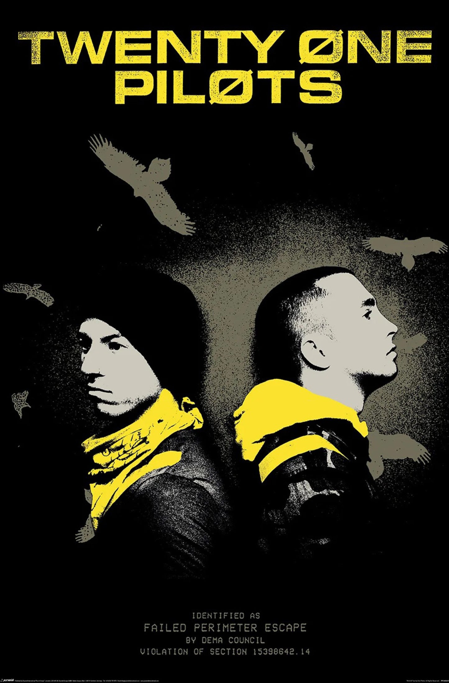 Poster 21 Pilots - Trench Vultures 61x91,5cm