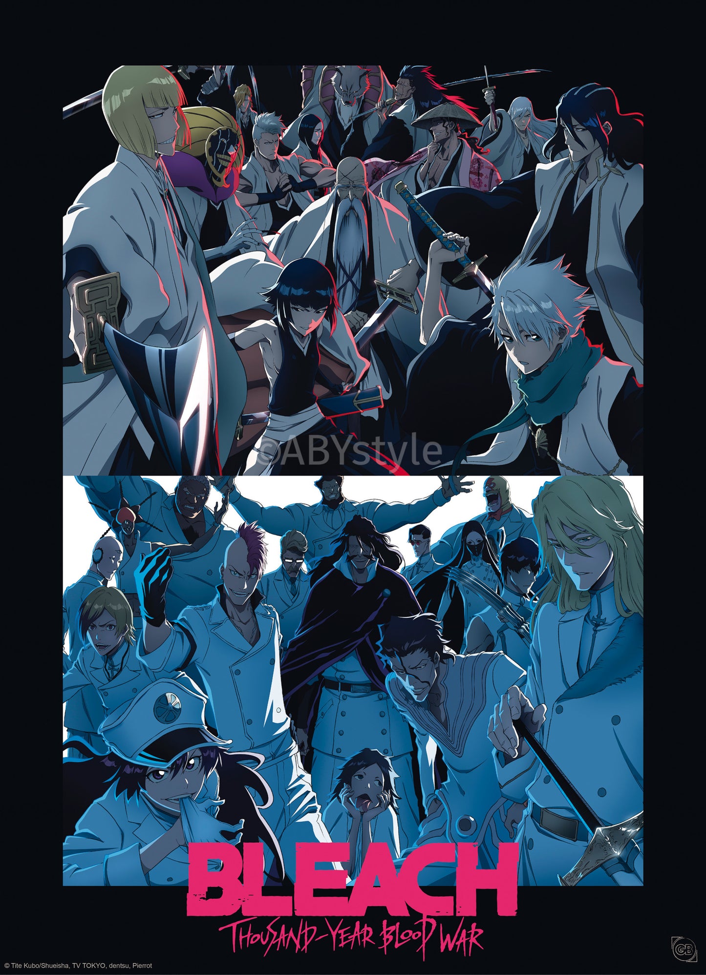 Poster Bleach - TYBW Shinigami vs Quincy 38x52cm