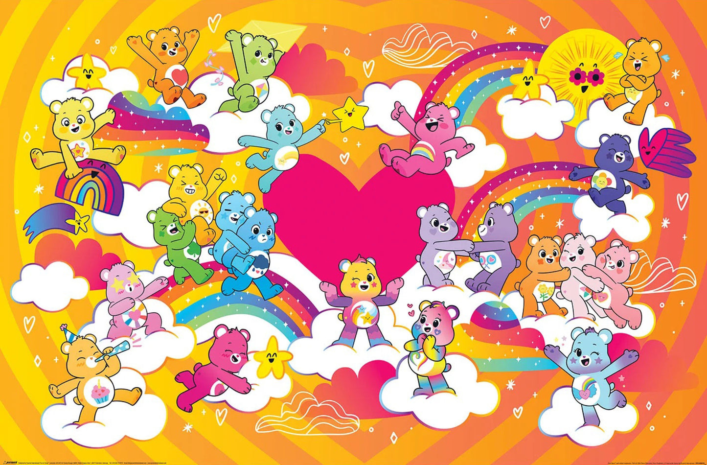 Poster Care Bears Group Landscape 91,5x61cm