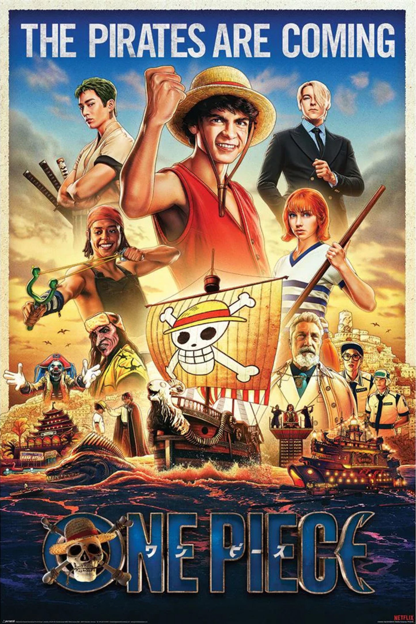 Poster One Piece - Live Action Pirates Incoming 61x91,5cm