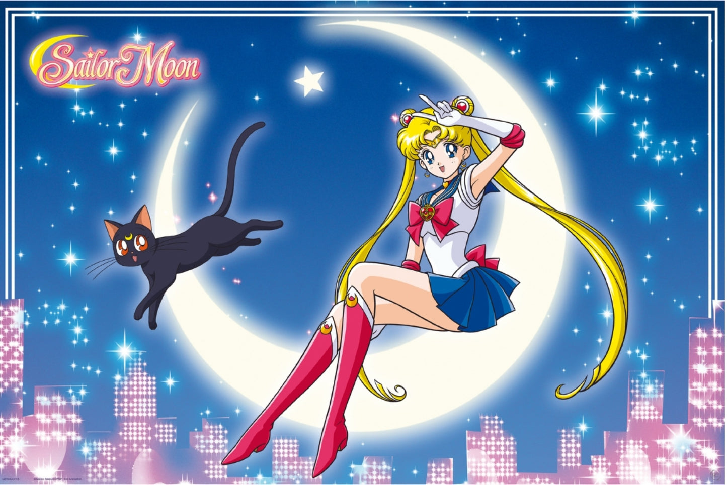 Poster Sailor Moon & Luna 91,5x61cm