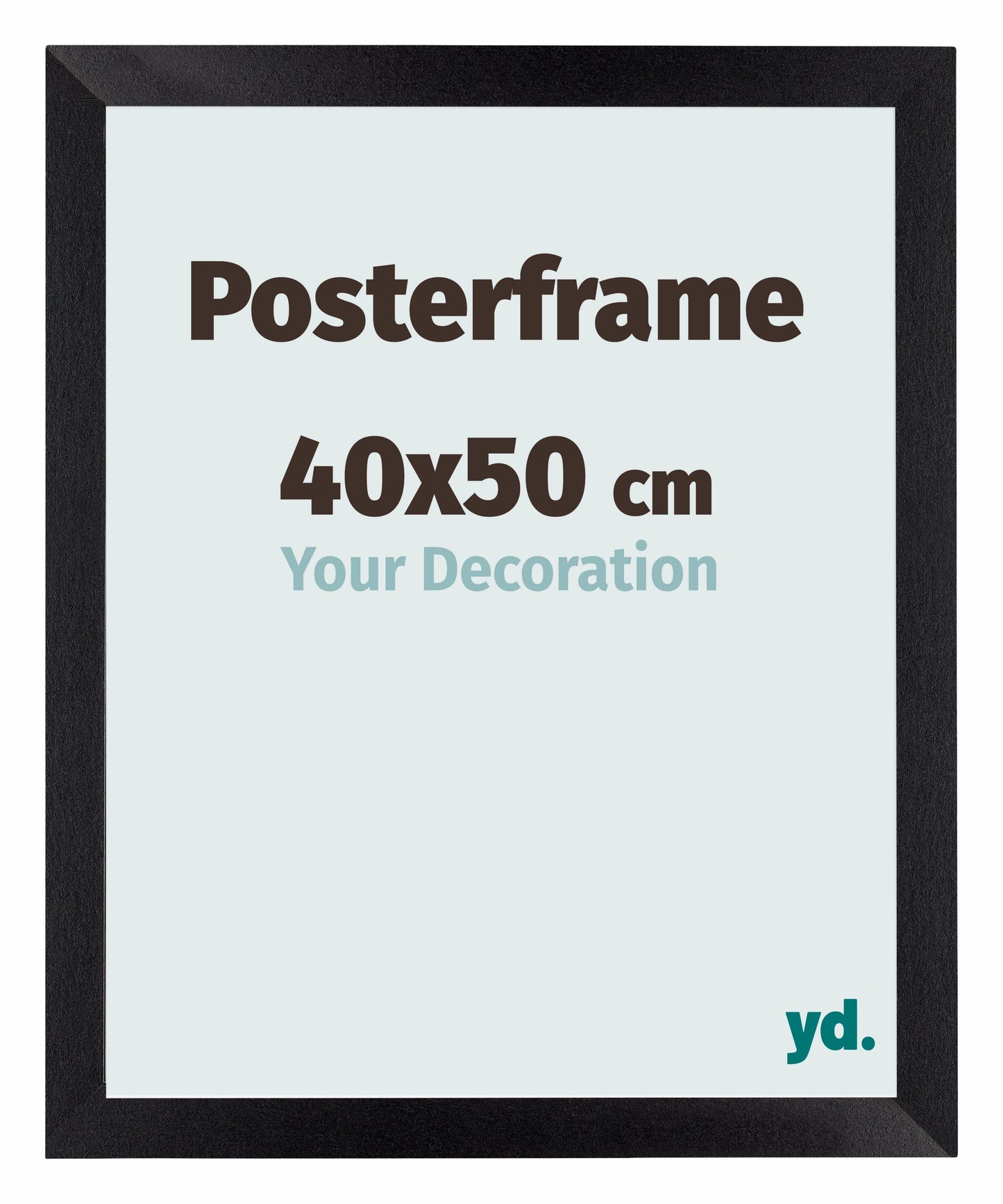 Poster Frame 40x50cm Black Matte MDF Parma