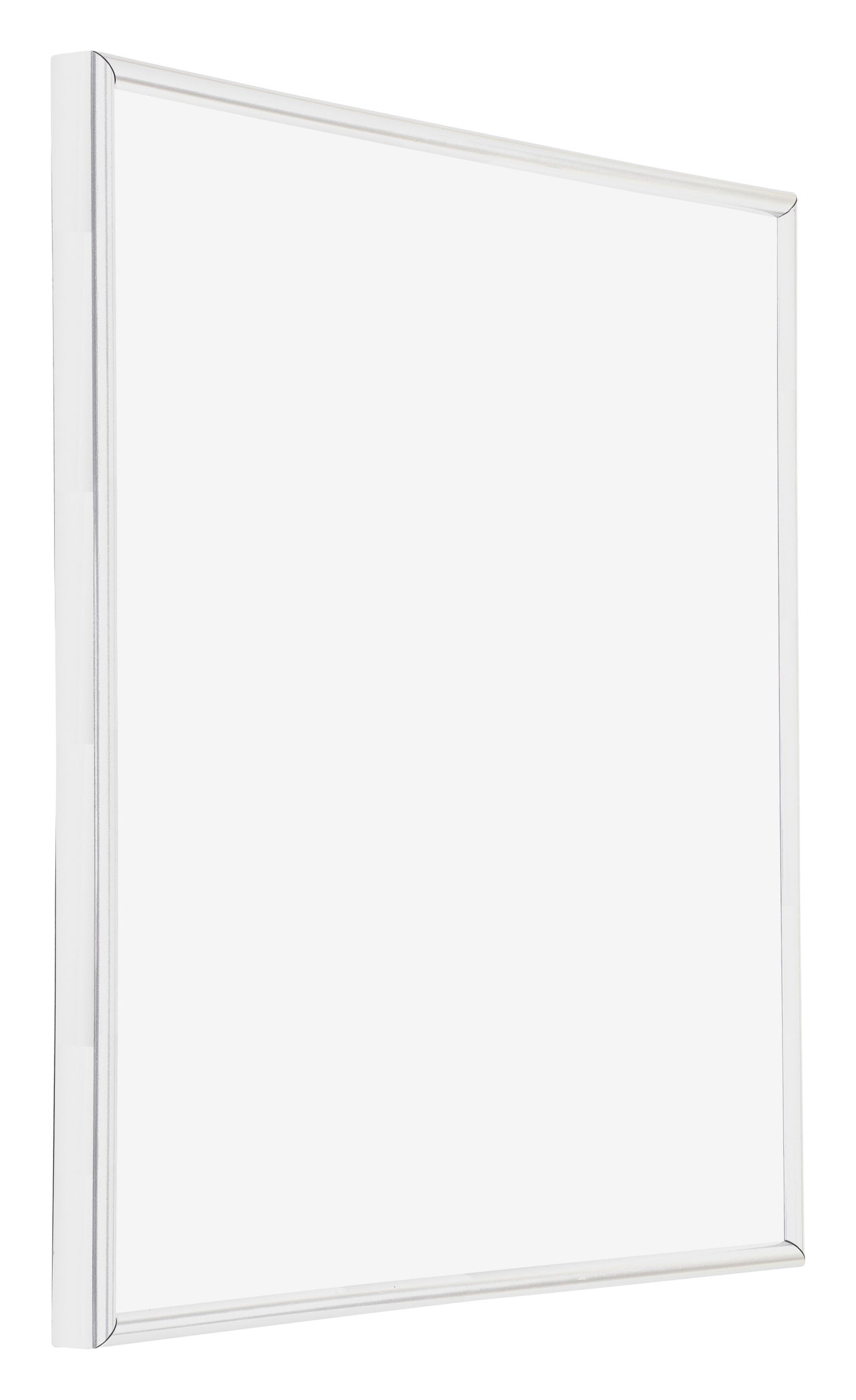 Poster Frame 40x40cm White High Gloss Plastic Paris