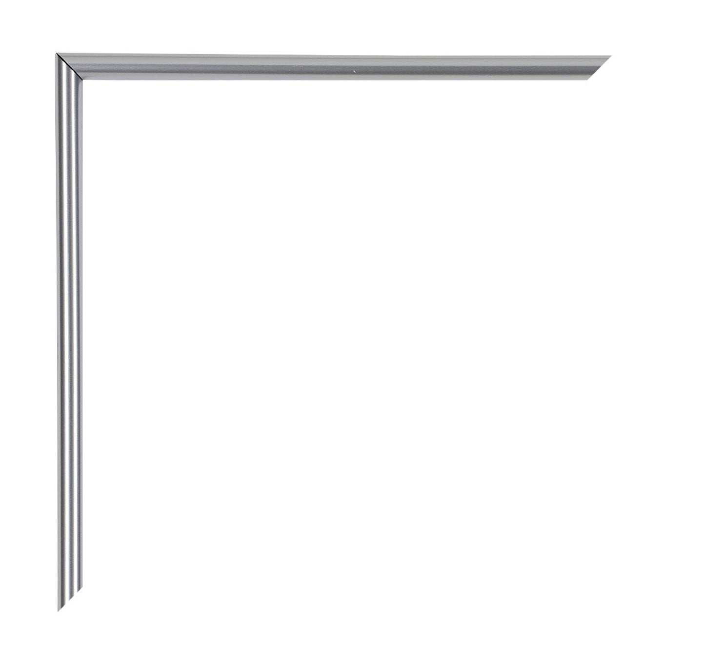 Poster Frame 40x40cm Silver High Gloss Plastic Paris