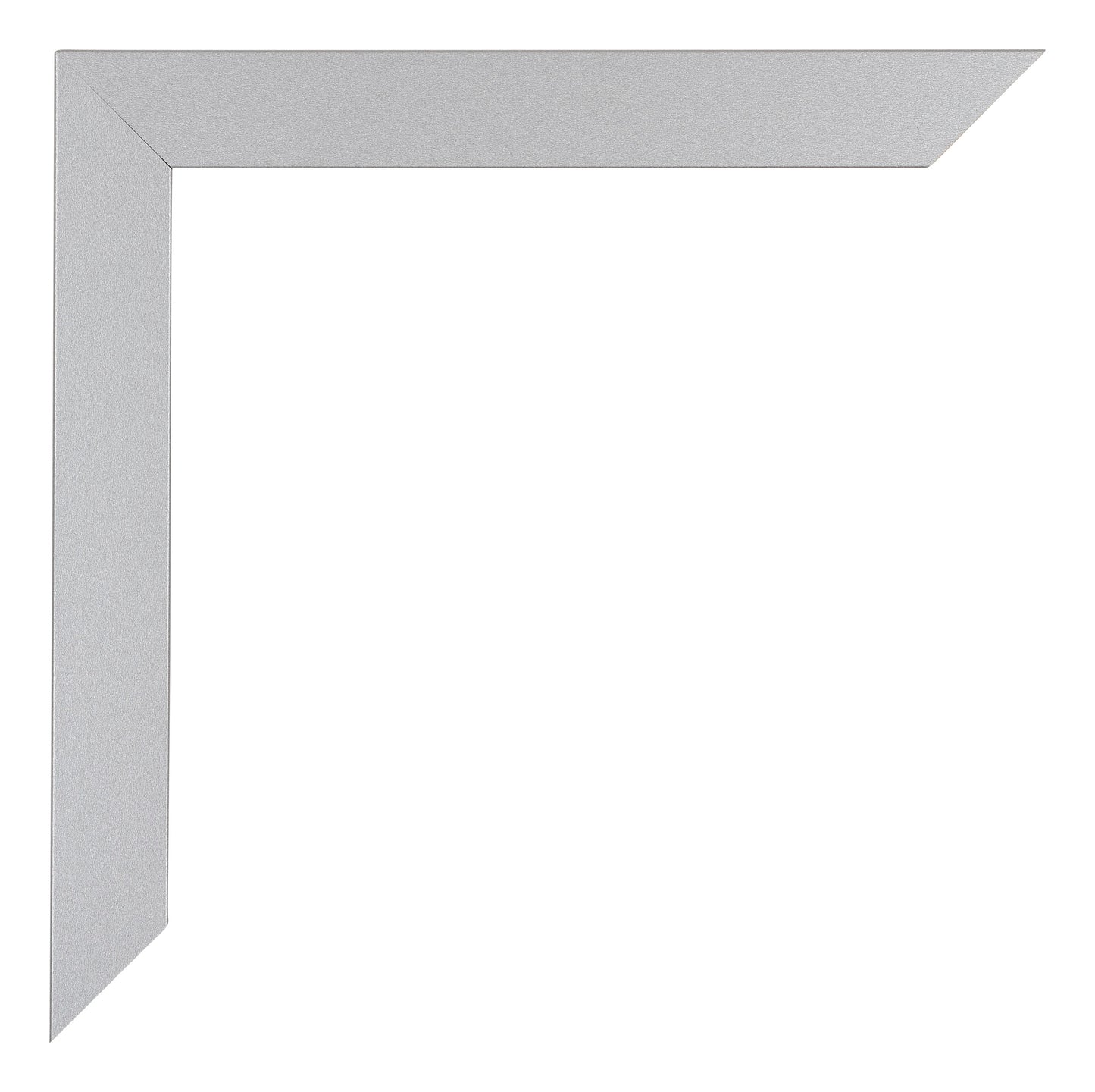 Poster Frame 40x40cm Silver Matte MDF Parma