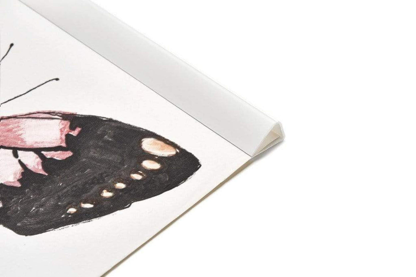 Poster Hangers White 80cm - Strips with hanging Eyelets