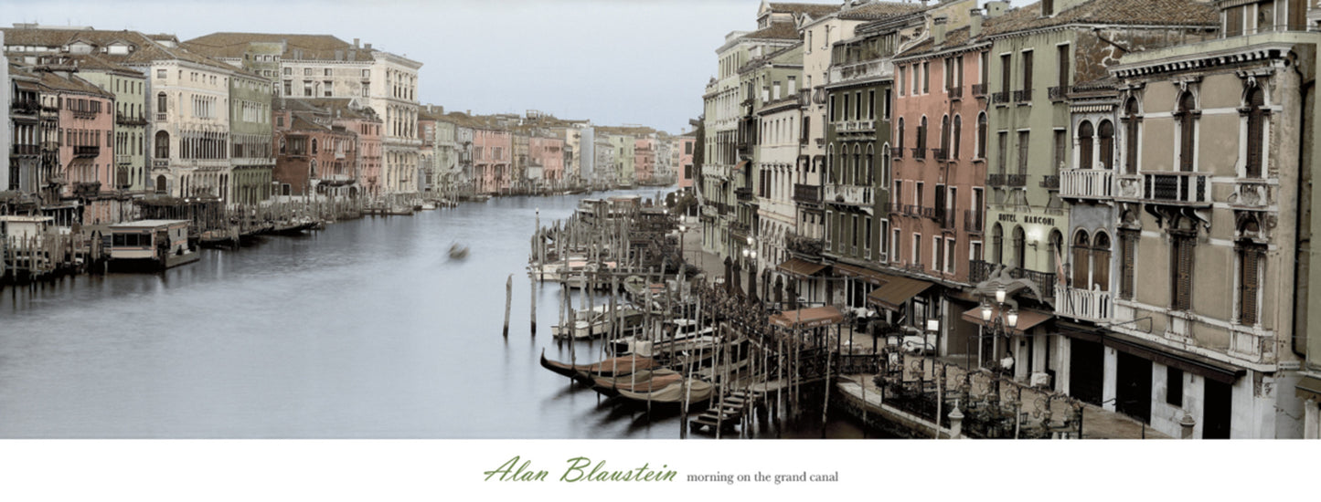 Art Print Alan Blaustein - Morning on the Grand Canal 106x40cm
