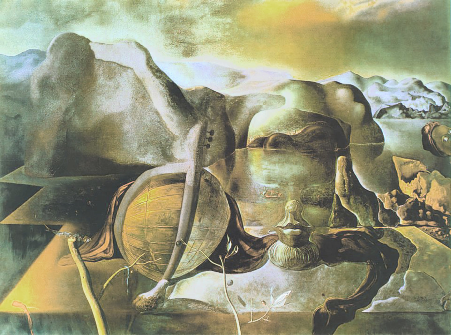 Art Print Salvador Dali - L'enigme sans fin, 1938 80x60cm