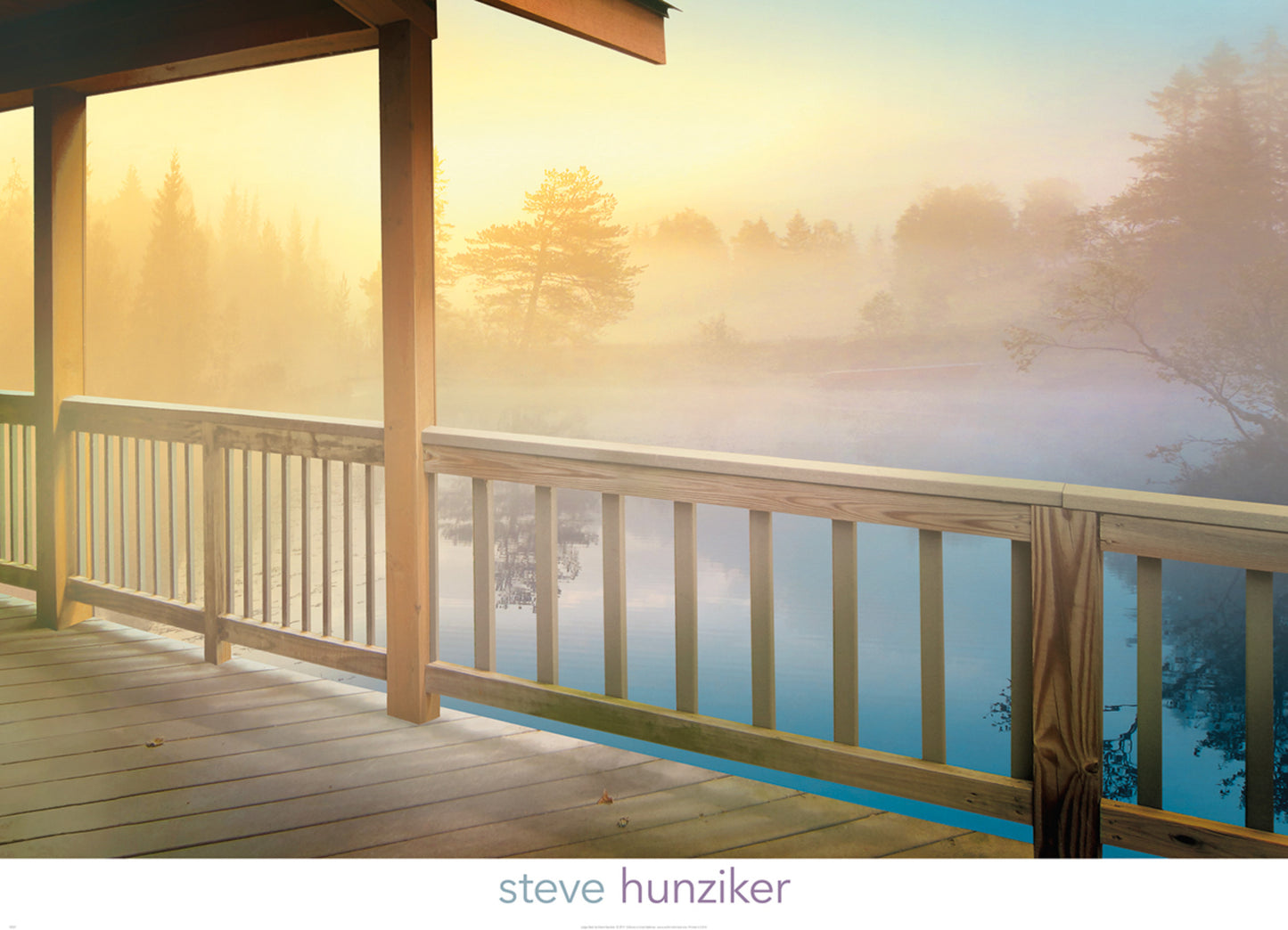 Art Print Steve Hunziker - Lodge Deck 91x66cm