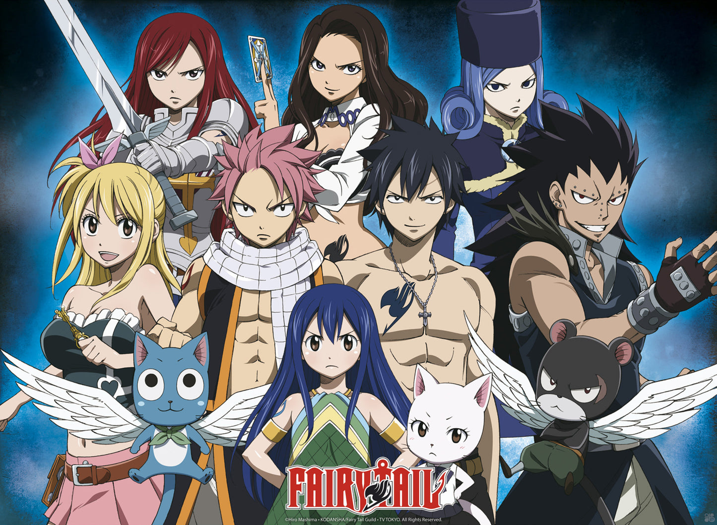 Poster Fairy Tail - Group 2 52x38cm