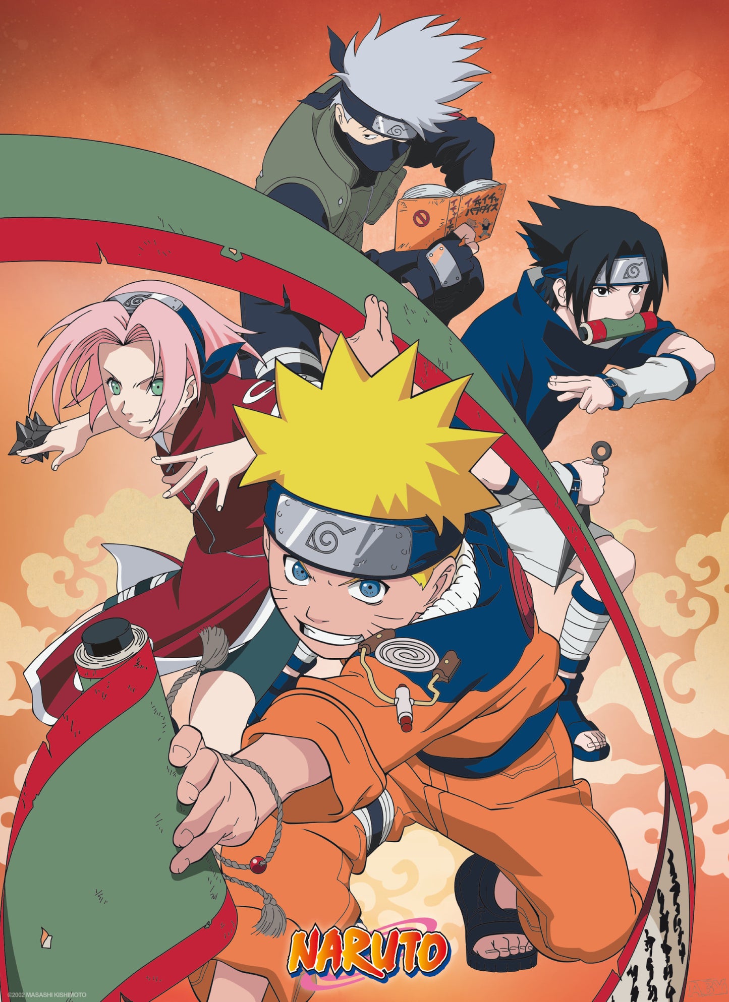 Poster Naruto Team 7 38x52cm
