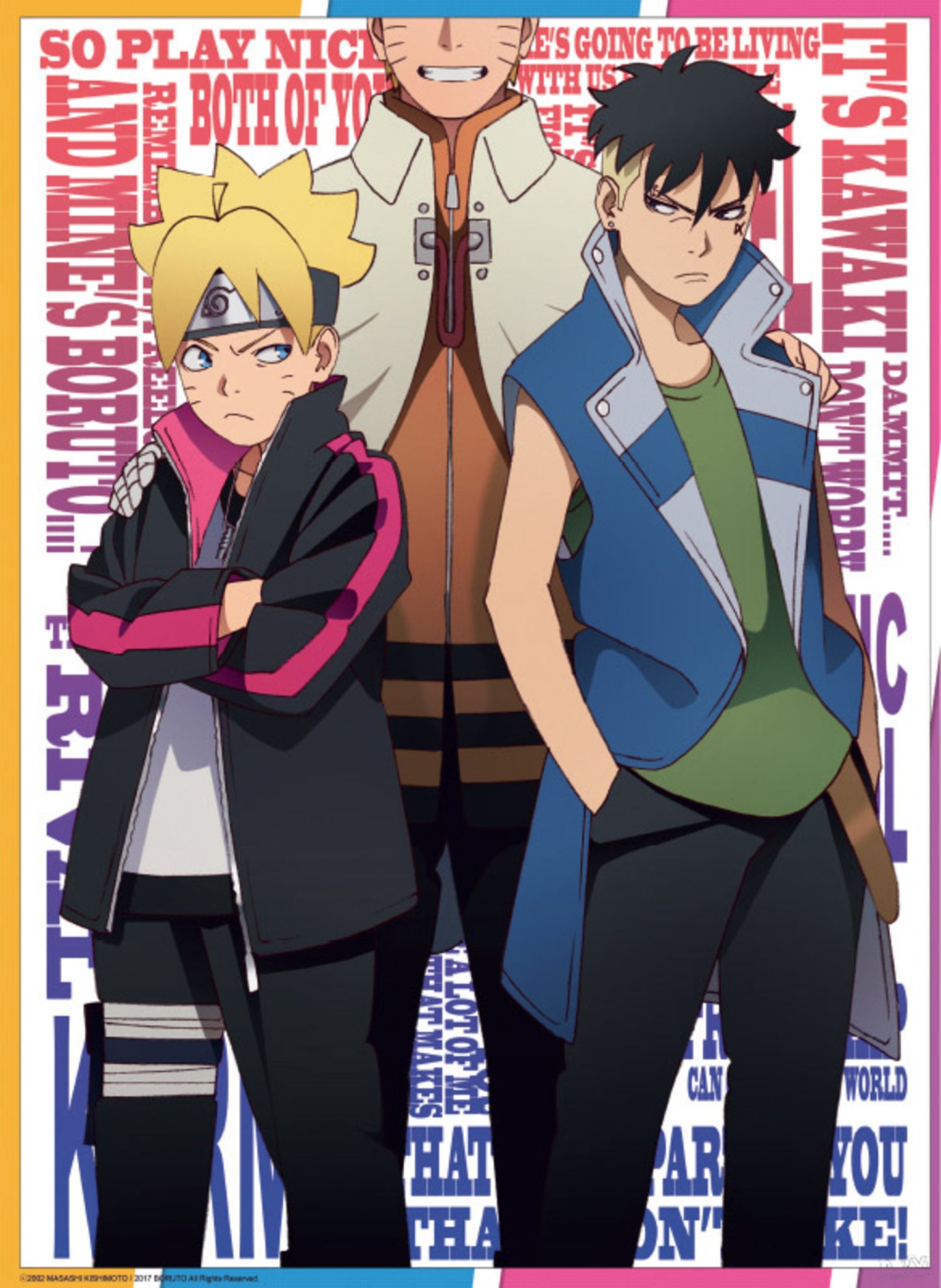 Poster Boruto Boruto and Kawaki 38x52cm