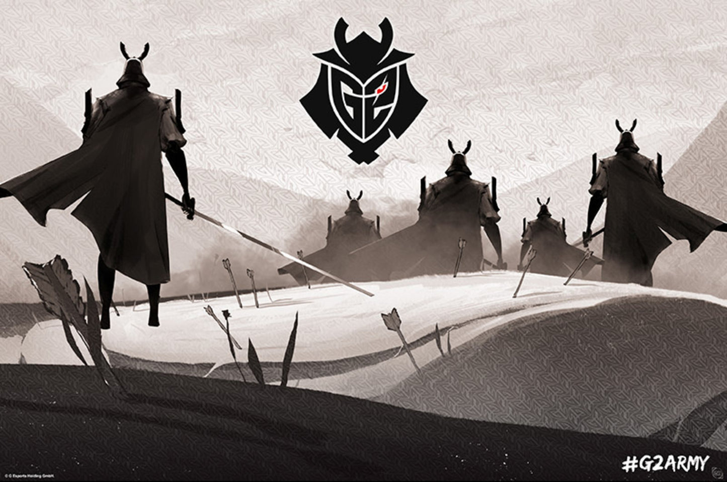 Poster G2 Esports Samurai 91,5x61cm