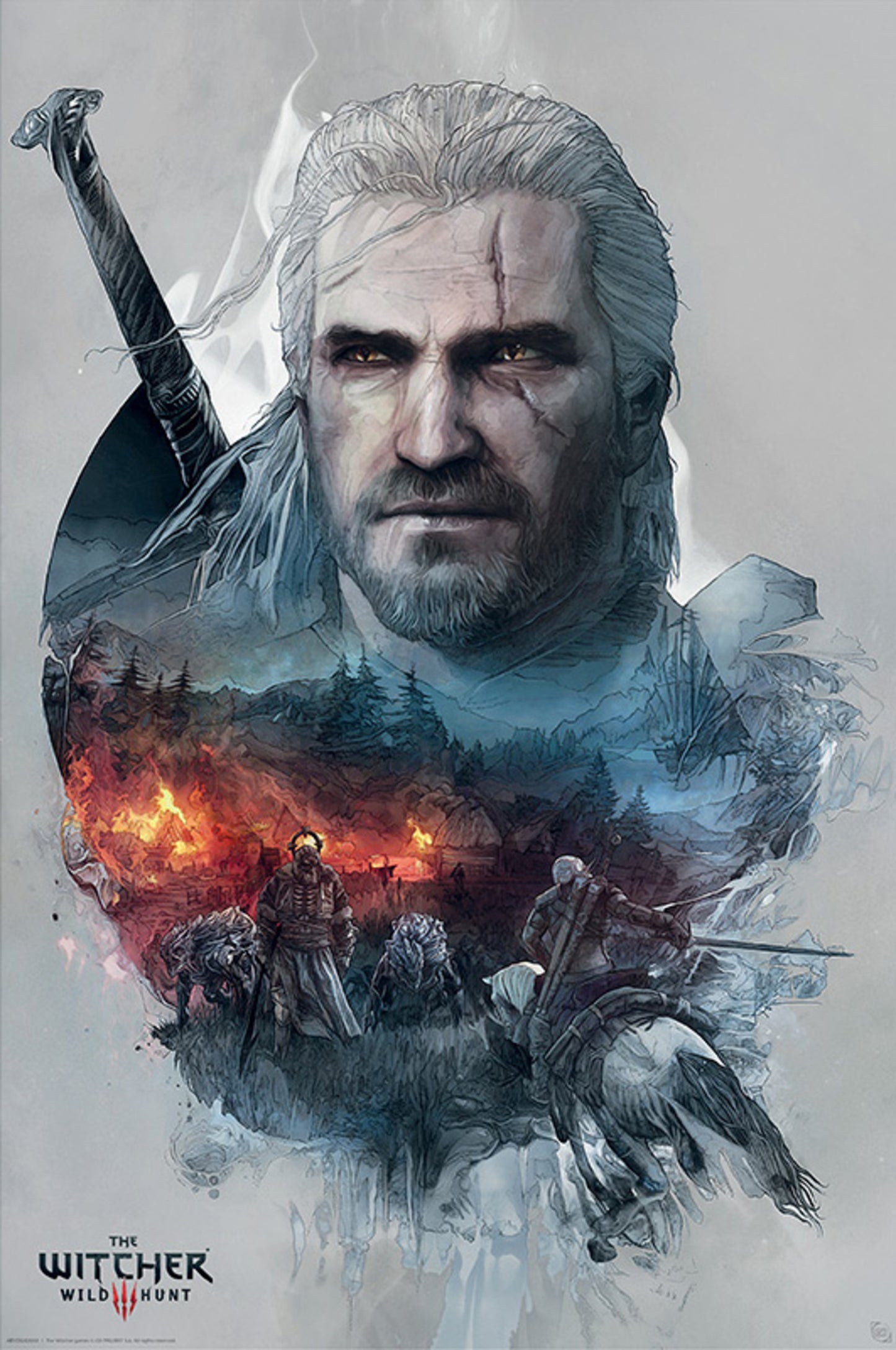 Poster The Witcher - Geralt 61x91,5cm