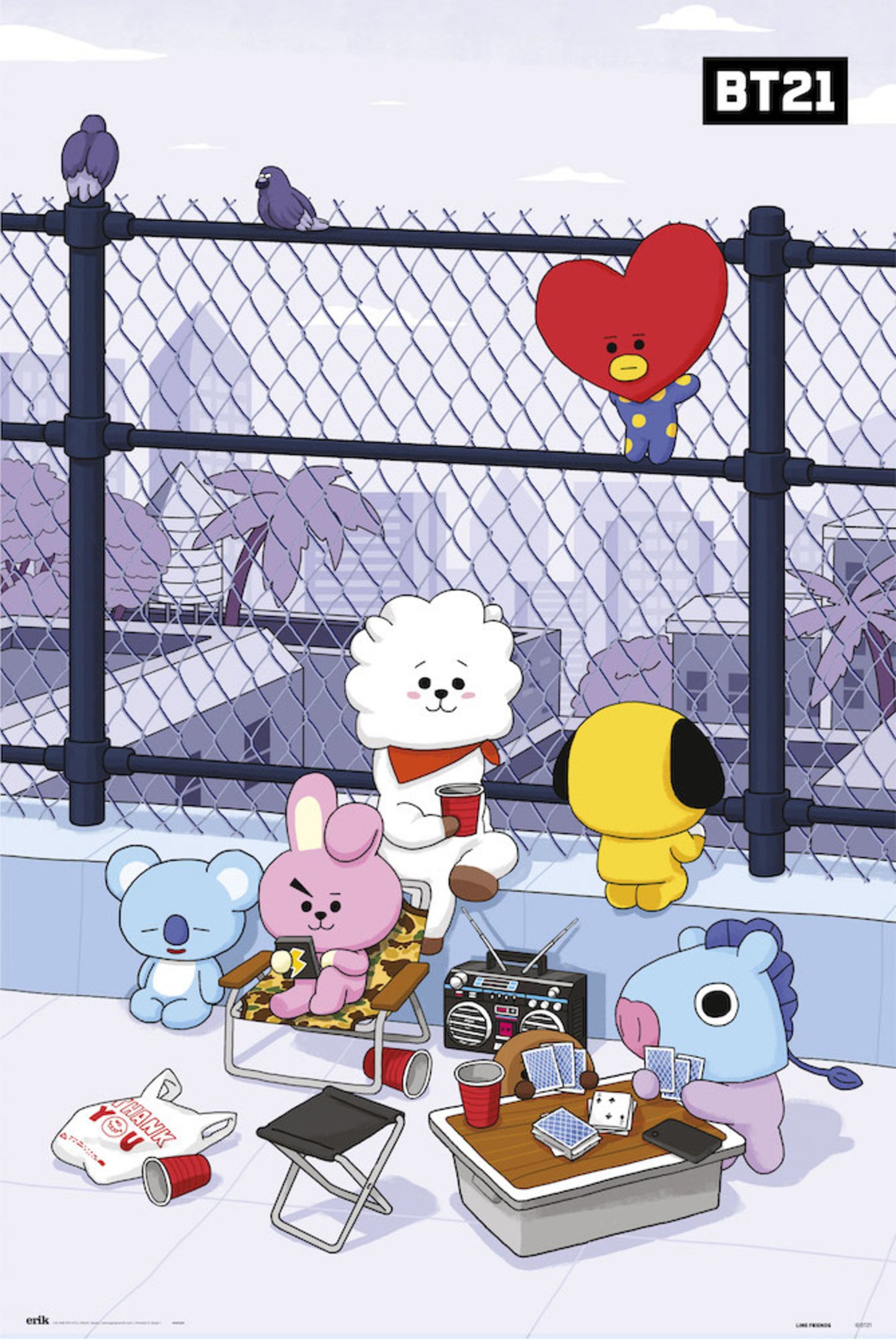 Poster BT21 Azotea 61x91,5cm