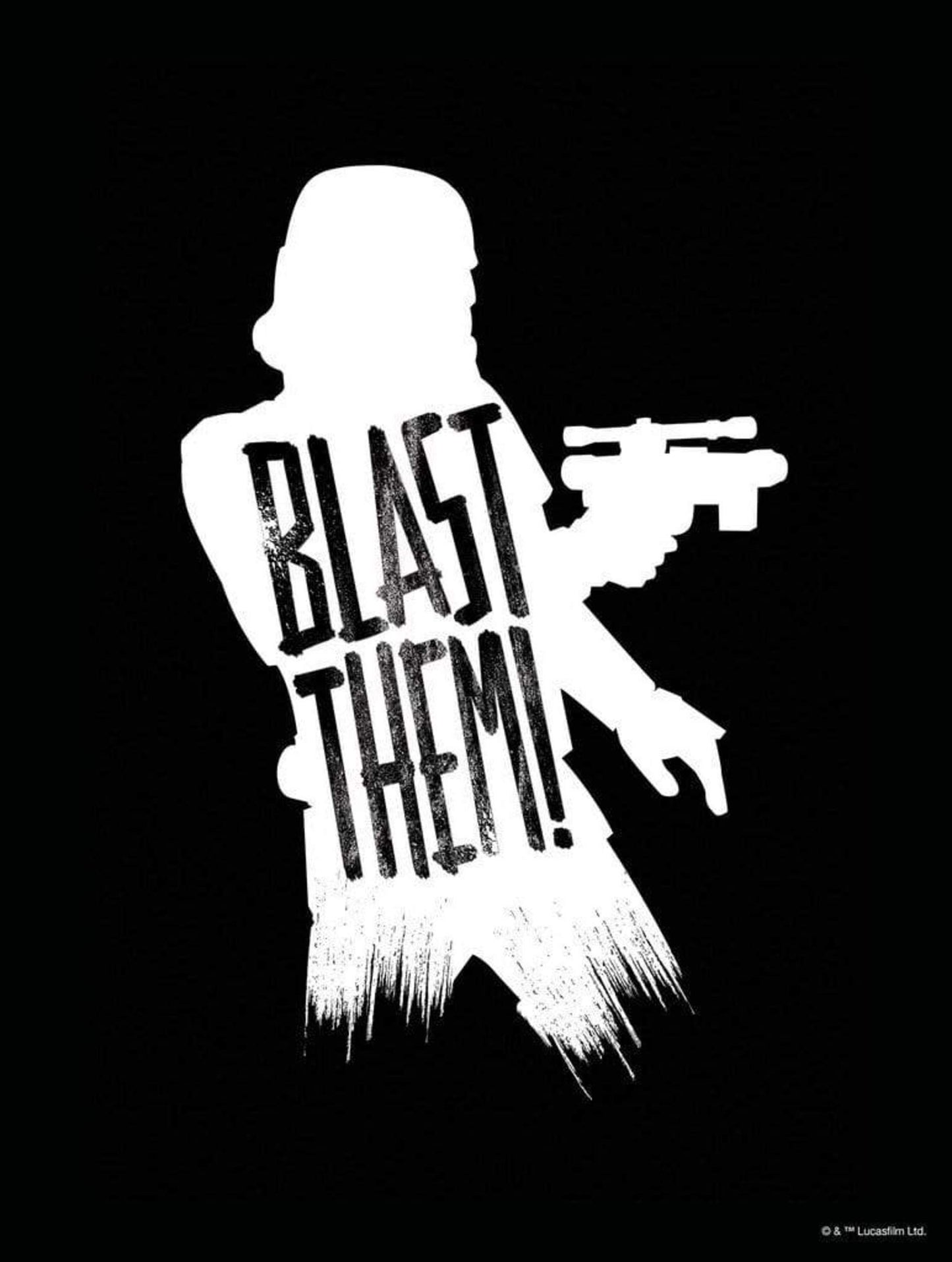 Art Print Star Wars - Silhouette Quotes Stormtrooper 30x40cm