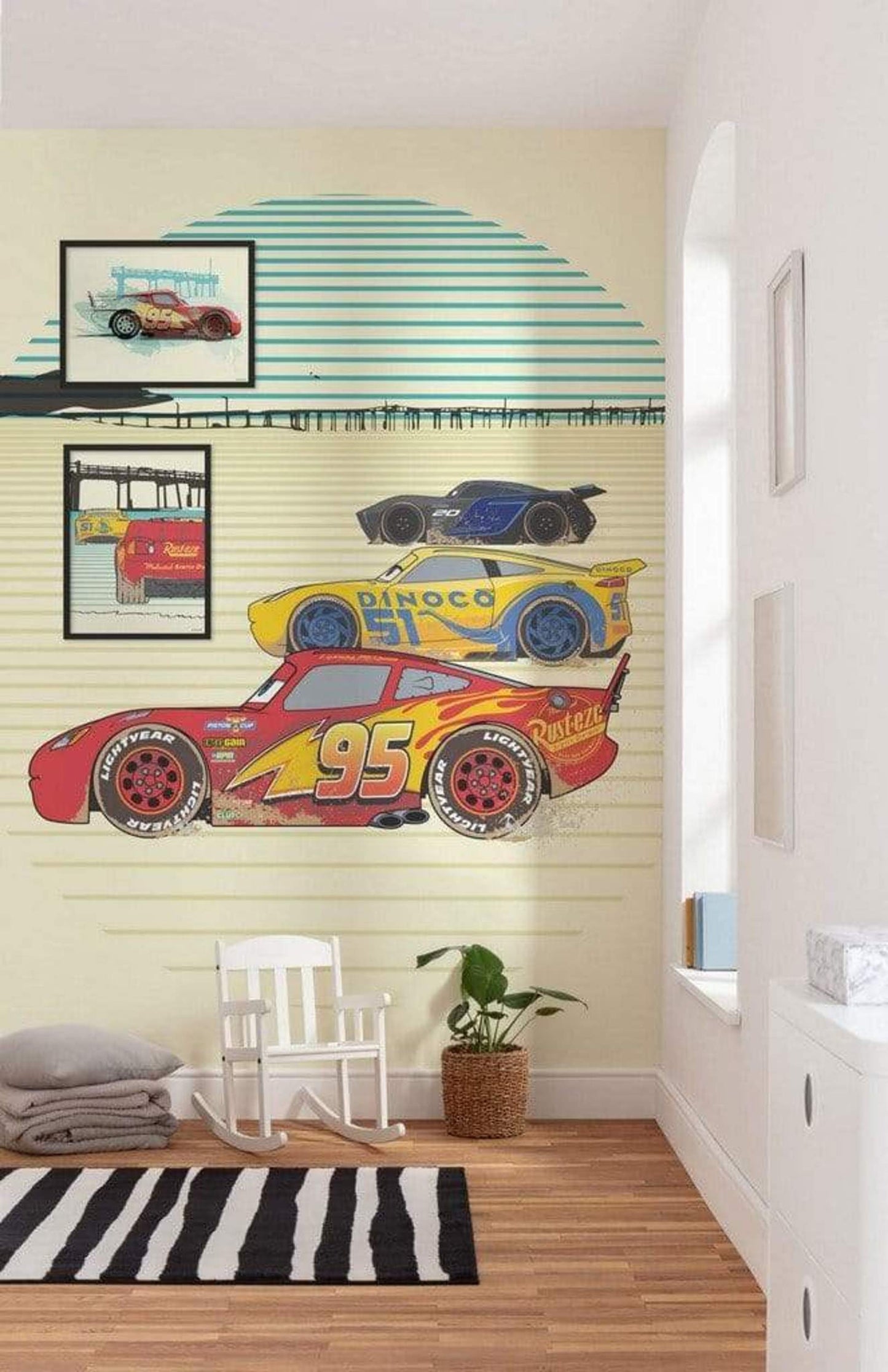 Art Print Cars Lightning McQueen 70x50cm