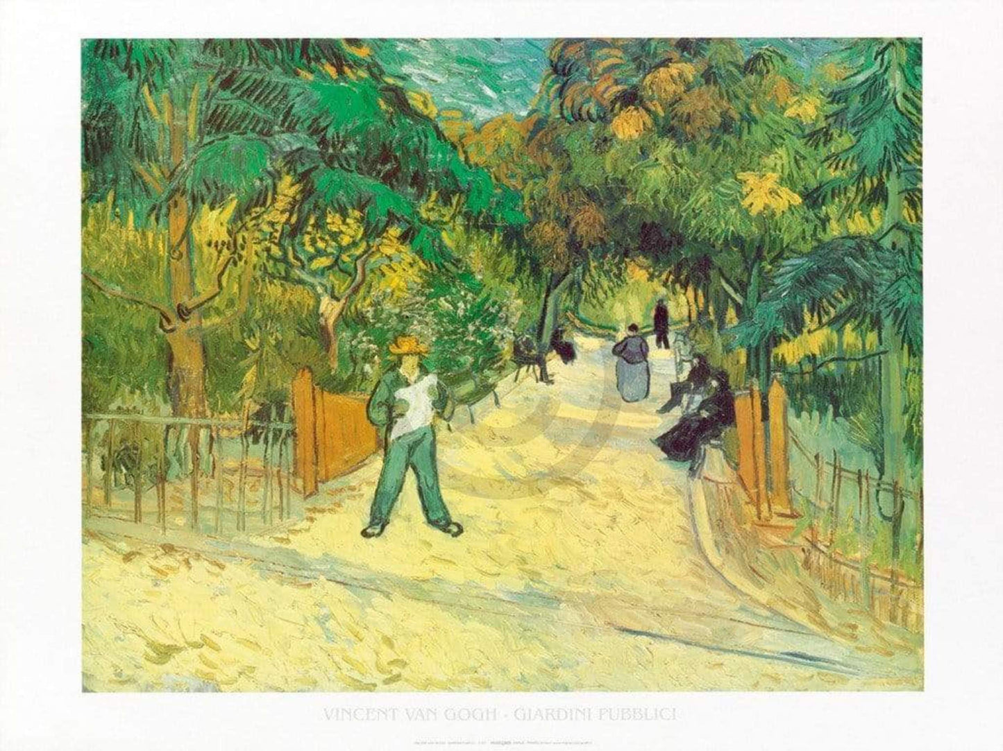 Art Print Vincent Van Gogh - Giardini Publici 80x60cm
