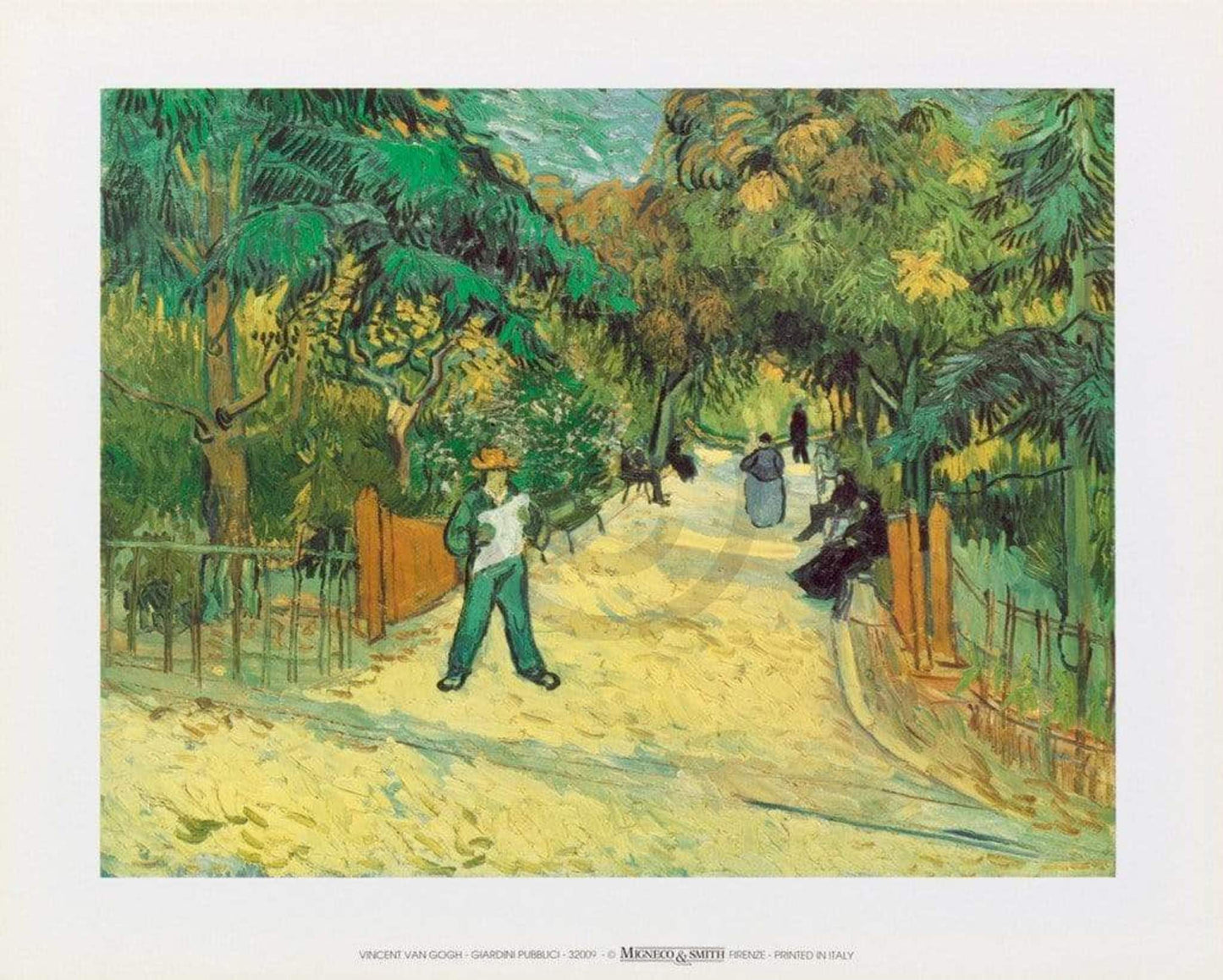 Art Print Vincent Van Gogh - Giardini Publici 30x24cm
