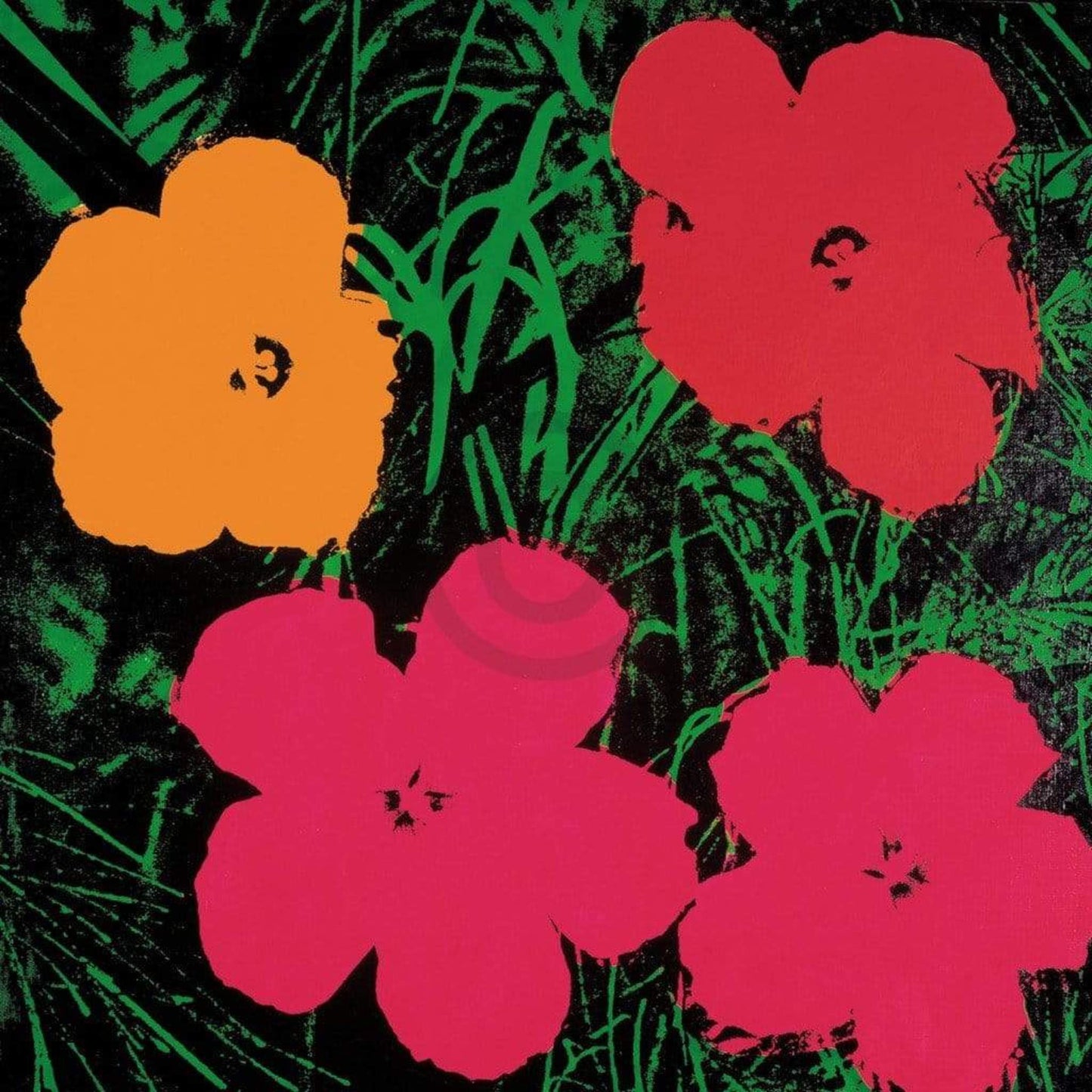 Art Print Andy Warhol - Flowers C. 1964 60x60cm