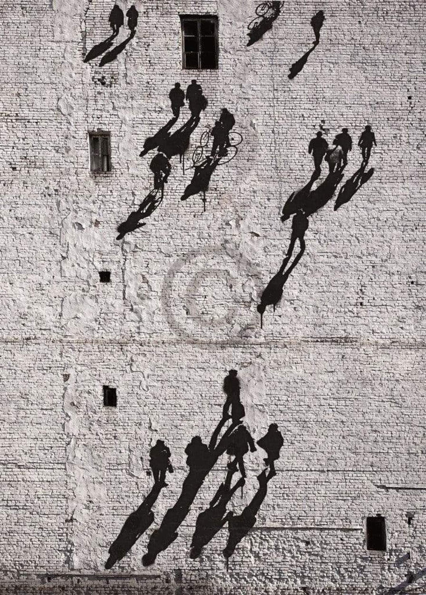 Art Print Edition Street - Walking the Wall 50x70cm