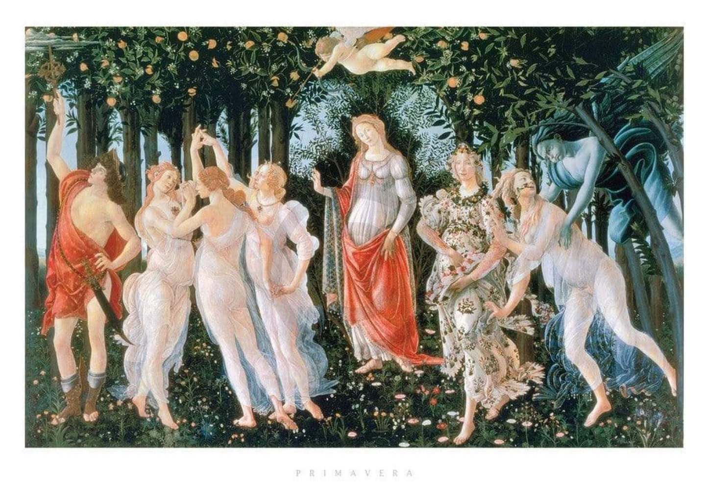 Art Print Sandro Botticelli - Primavera 70x50cm
