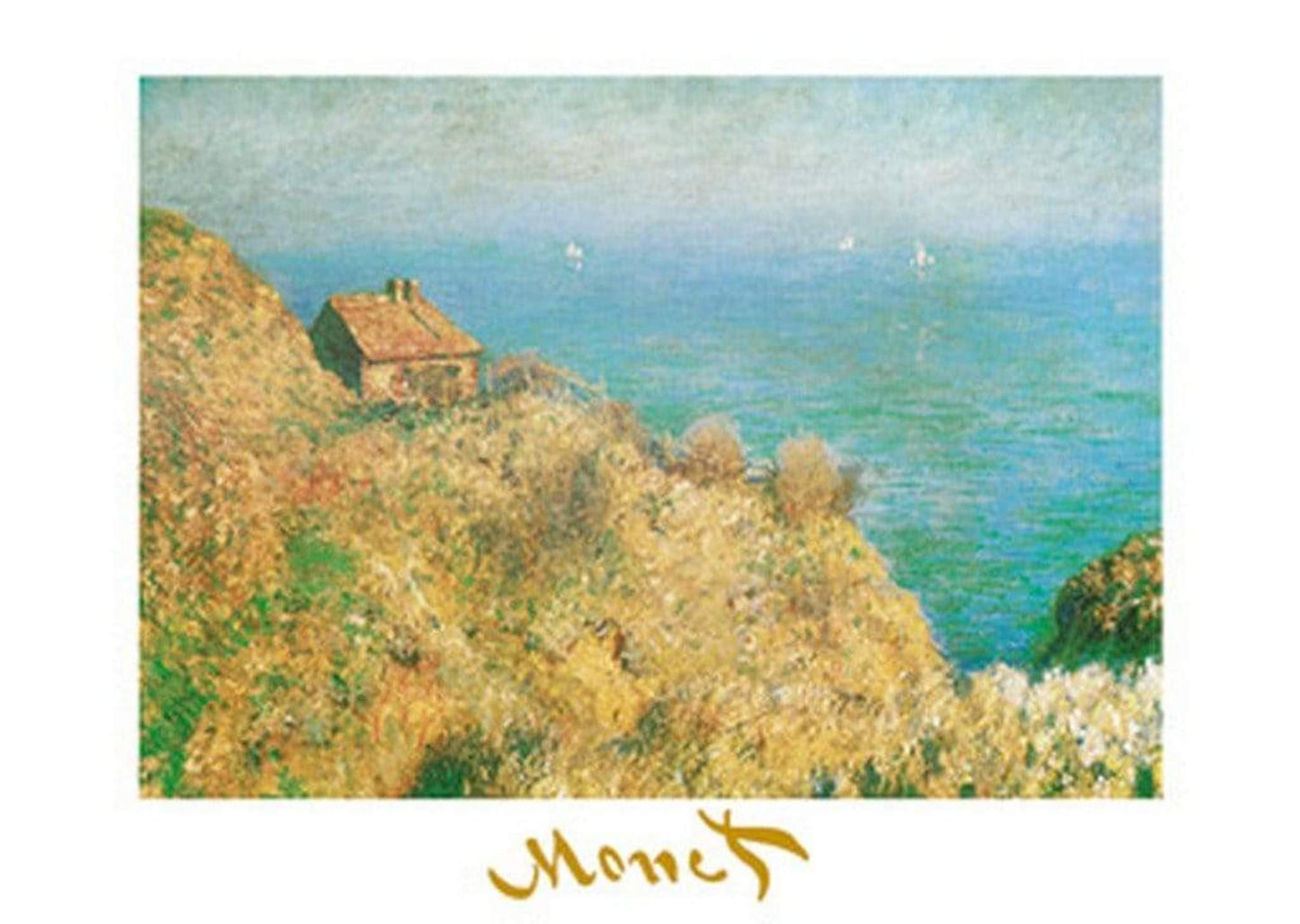 Art Print Claude Monet - La casa dei doganieri 70x50cm