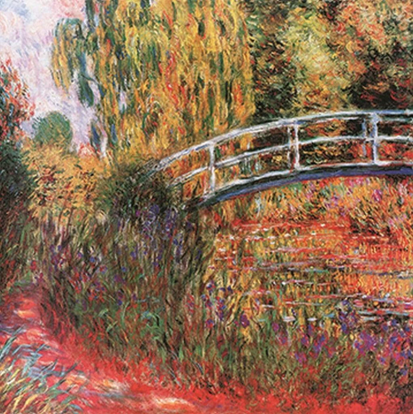 Art Print Claude Monet - Ponte giapponese 95x95cm