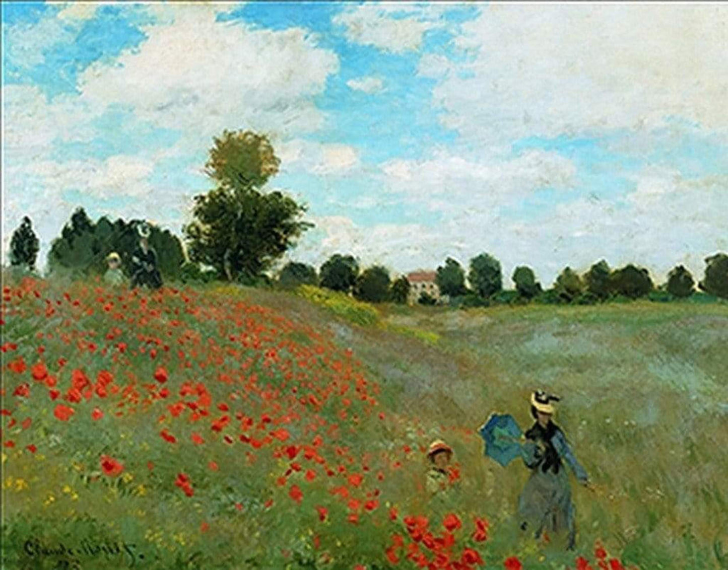 Art Print Claude Monet - I papaveri 80x60cm