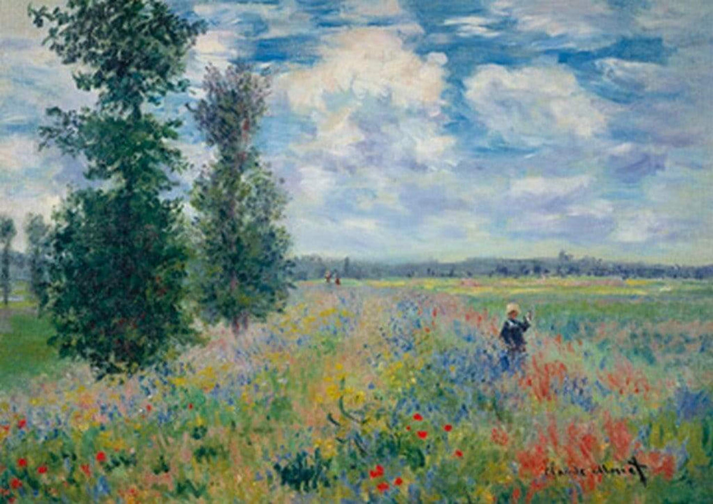Art Print Claude Monet - Les Coquelicots 29.7x21cm