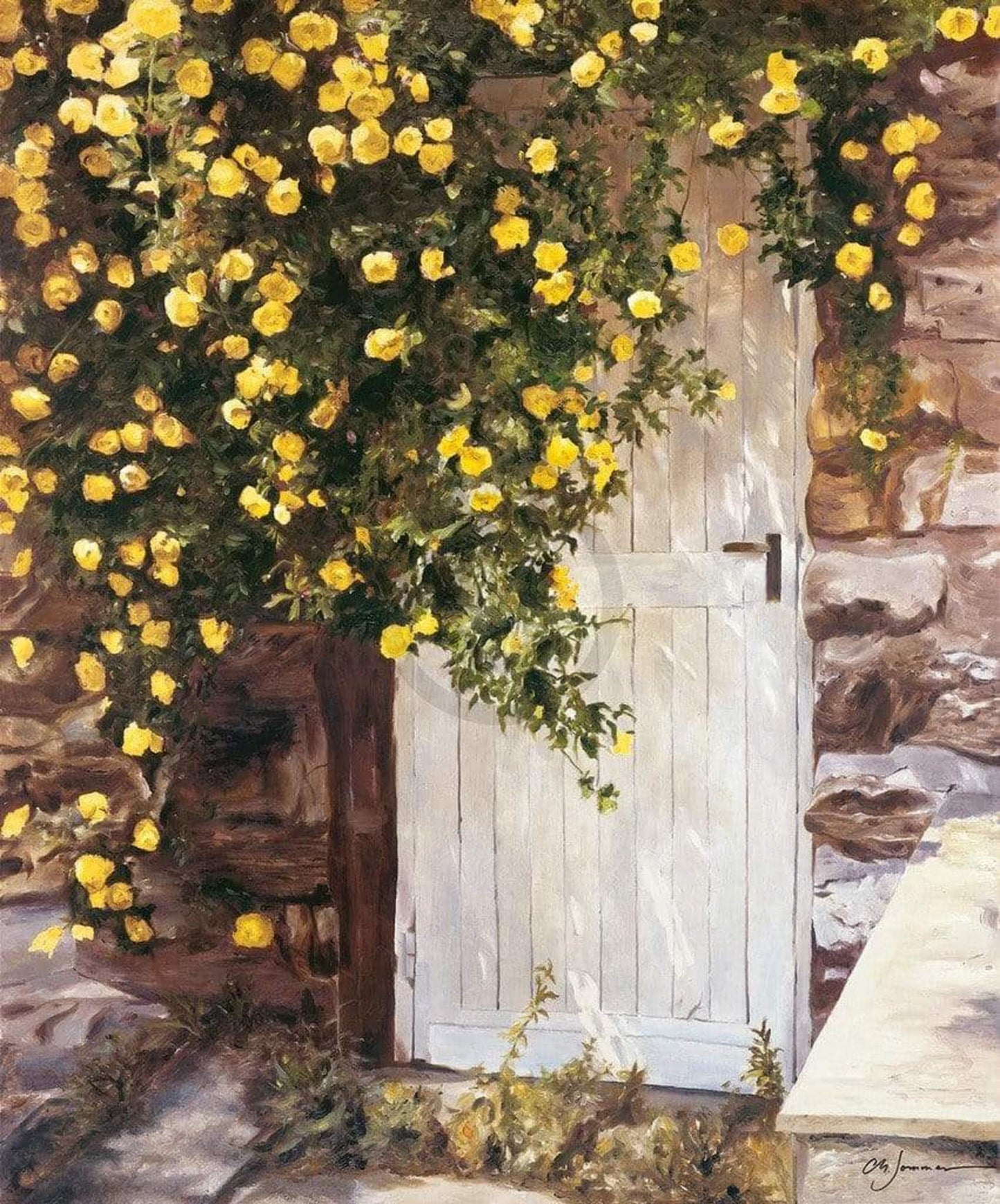 Art Print Christian Sommer - Sommergarten 98x118cm