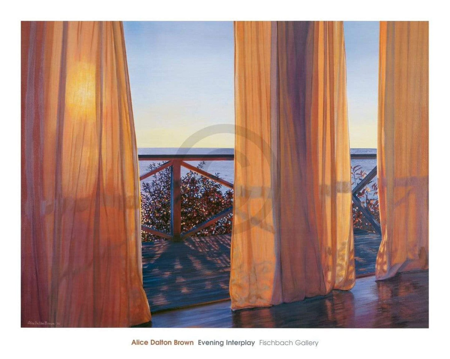 Art Print Alice Dalton Brown - Evening Interplay, 2000 112x89cm