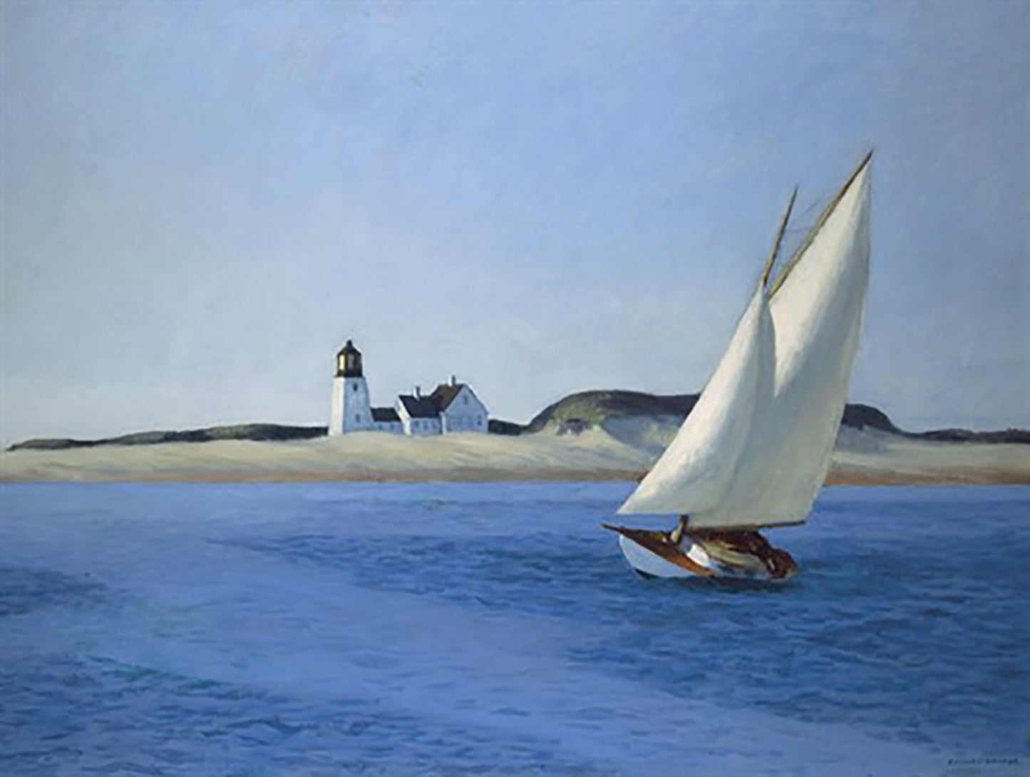 Art Print Edward Hopper The Long Leg 1930 81x61cm