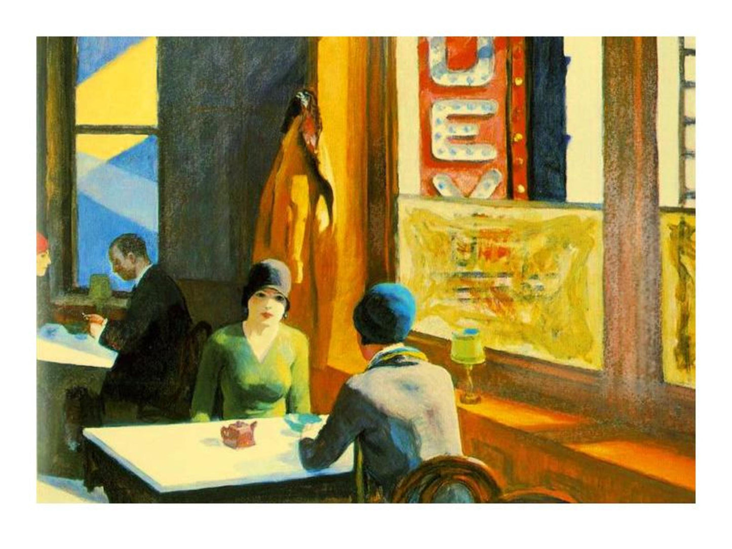 Art Print Edward Hopper Chop Suey 1929 40x30cm