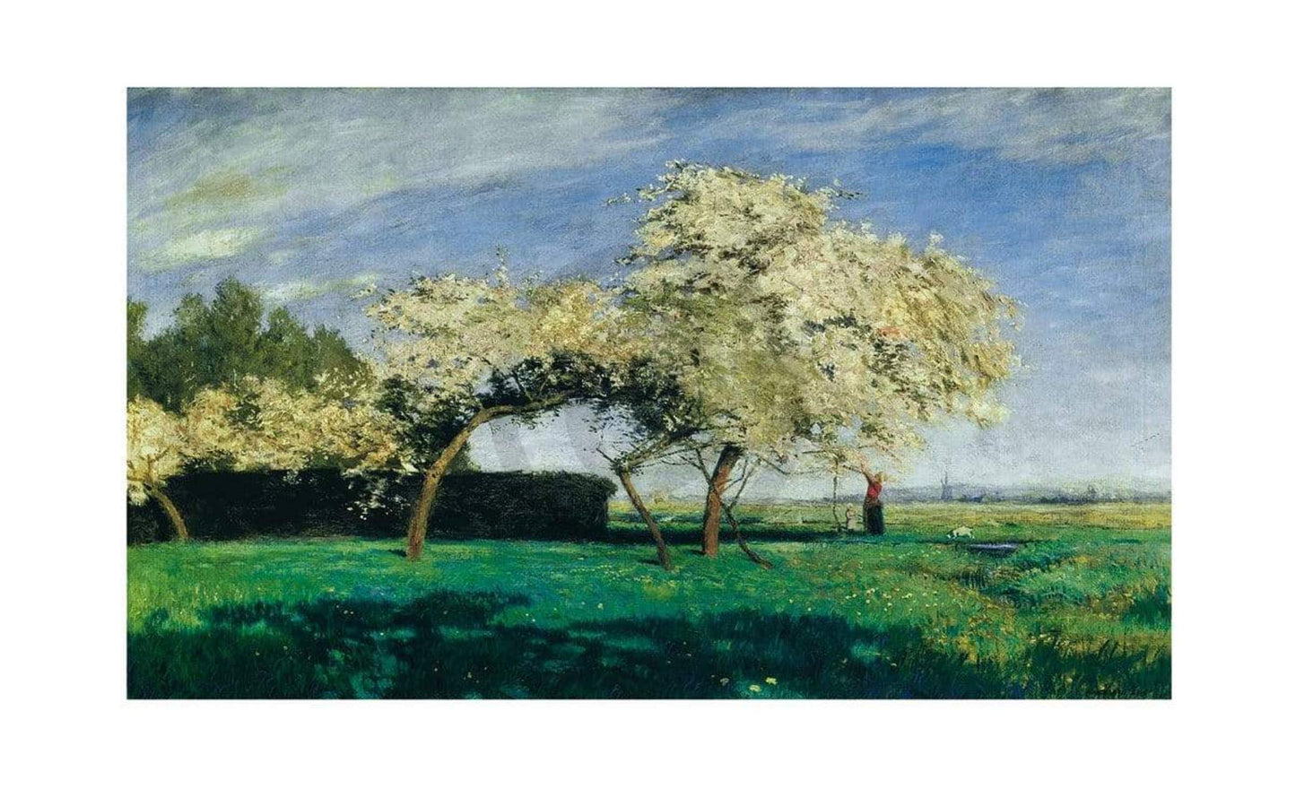 Art Print Hans Am Ende - Frühlingstag um 1897/89 80x50cm