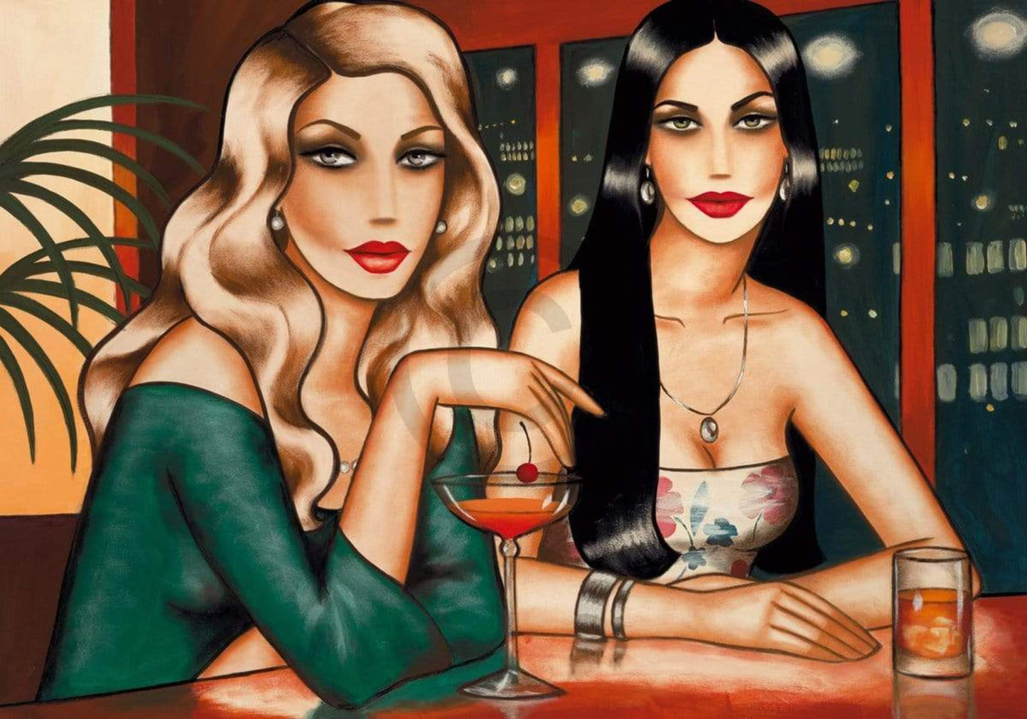 Art Print Ekaterina More - Big City Lights 100x70cm