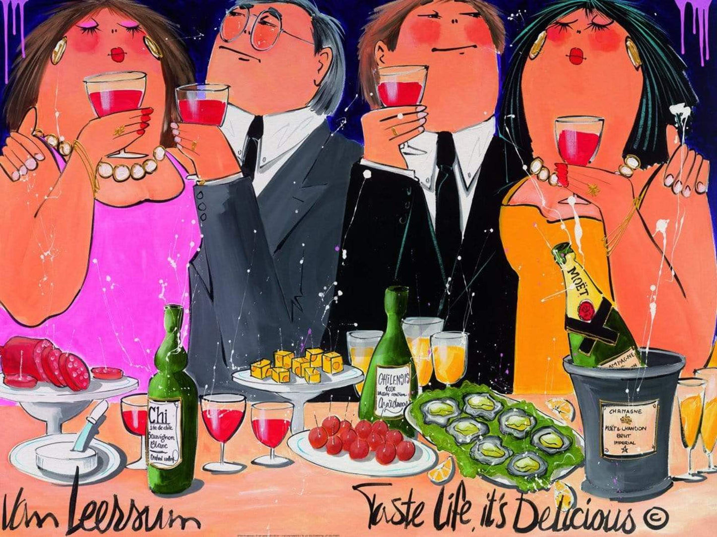 Art Print El van Leersum - It`s delicious 80x60cm