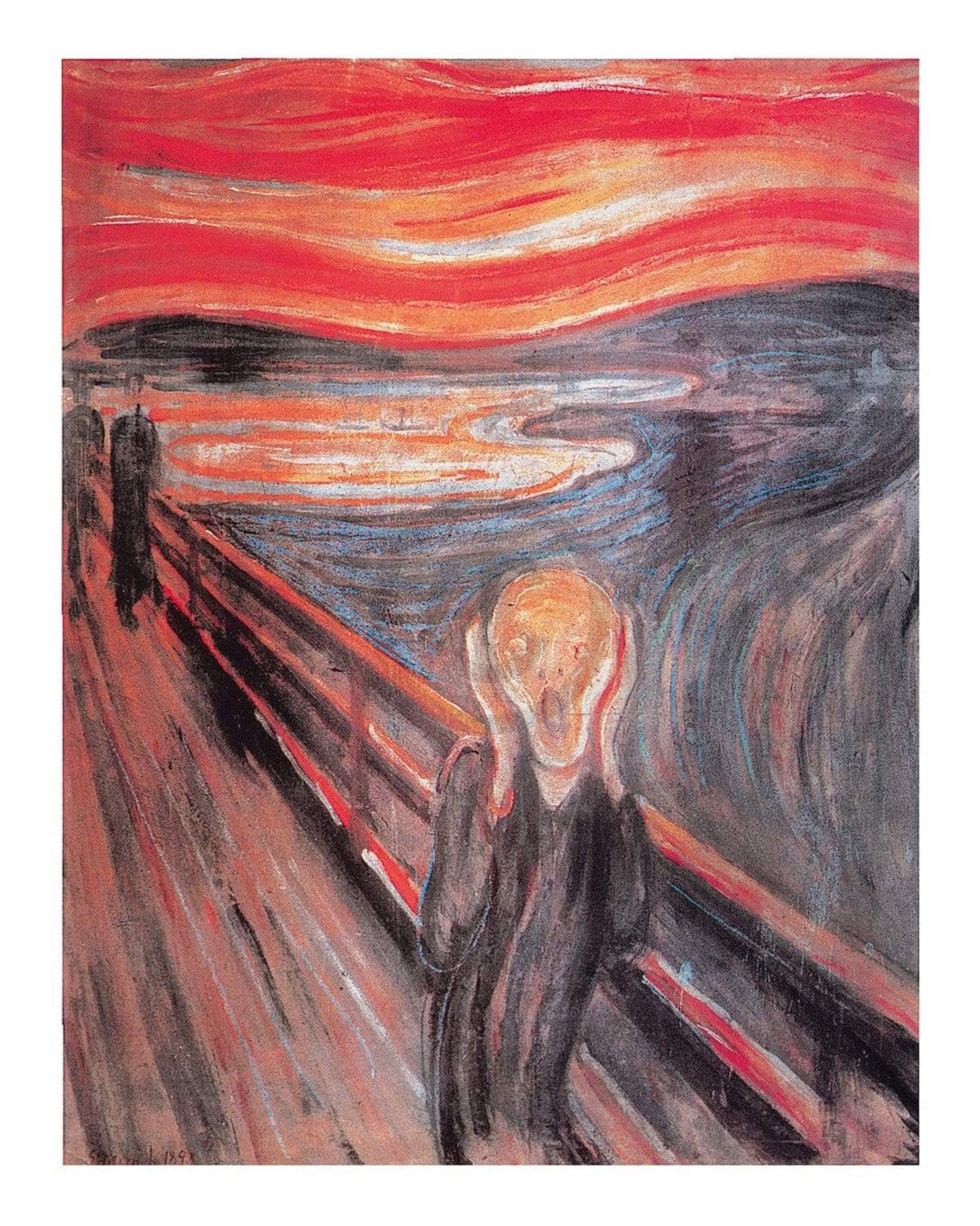 Art Print Edvard Munch - The Cry 40x50cm