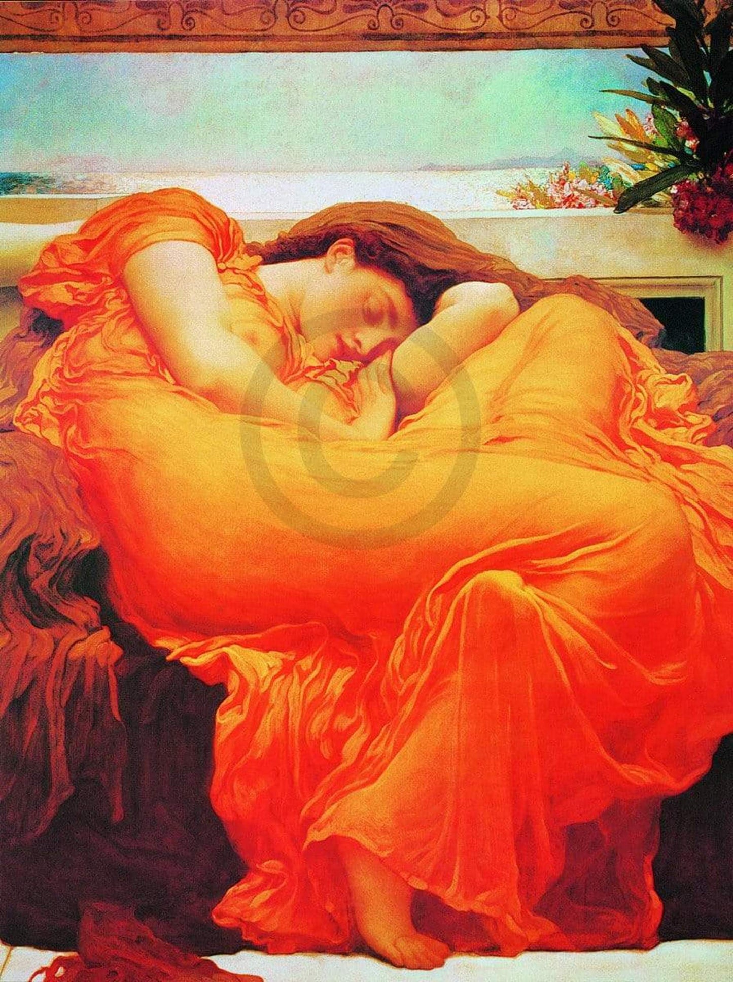 Art Print Lord Frederick Leighton - Flaming June 60x80cm